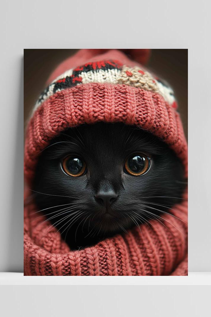 Kat Trui op 3mm aluminium dibond