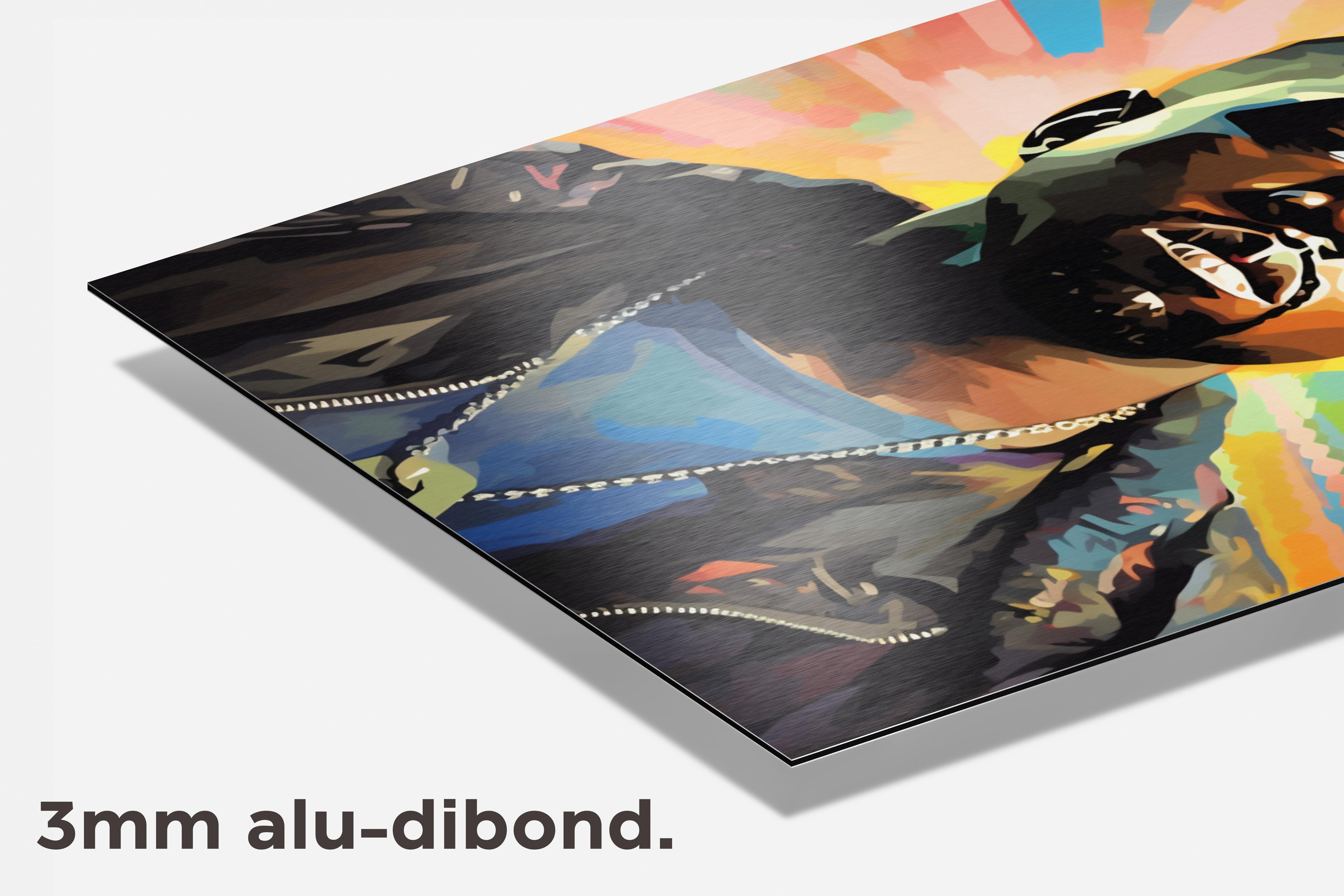Kanye West dibond detail