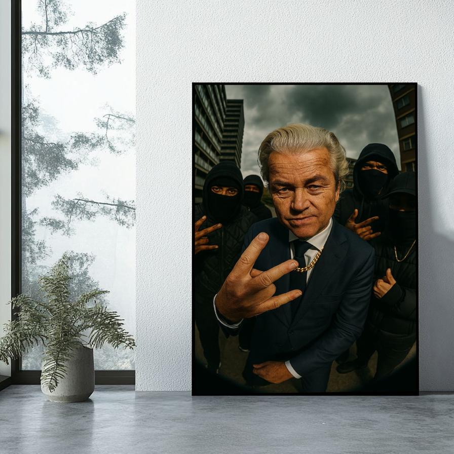 Geert Wilders poster sfeerbeeld 1