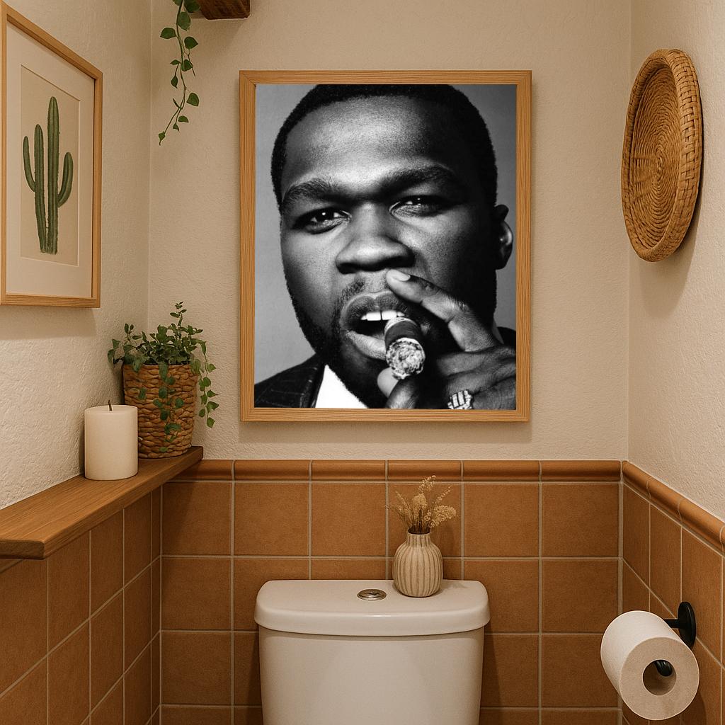 50 Cent Cigar B&W poster sfeerbeeld 3
