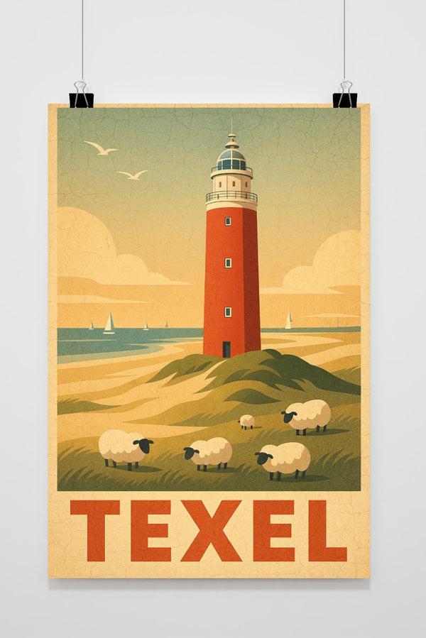 Texel Vintage poster