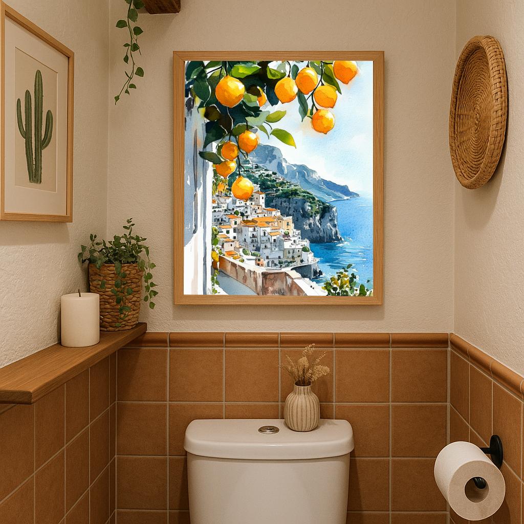 Amalfi Aquarel poster sfeerbeeld 2