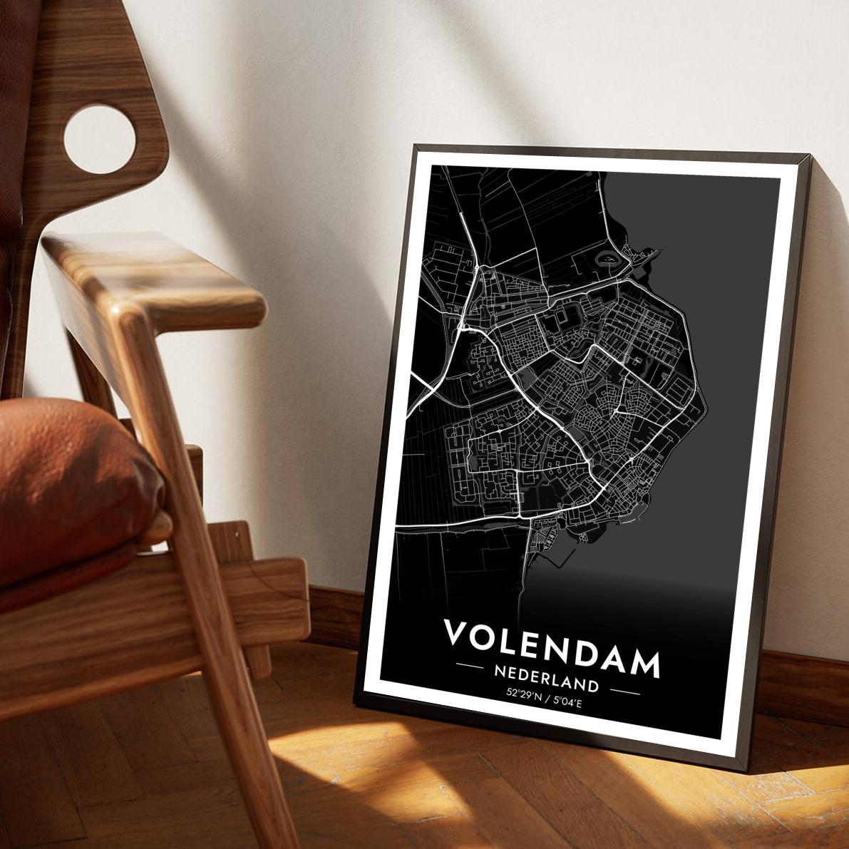 Volendam Zwart poster sfeerbeeld 1