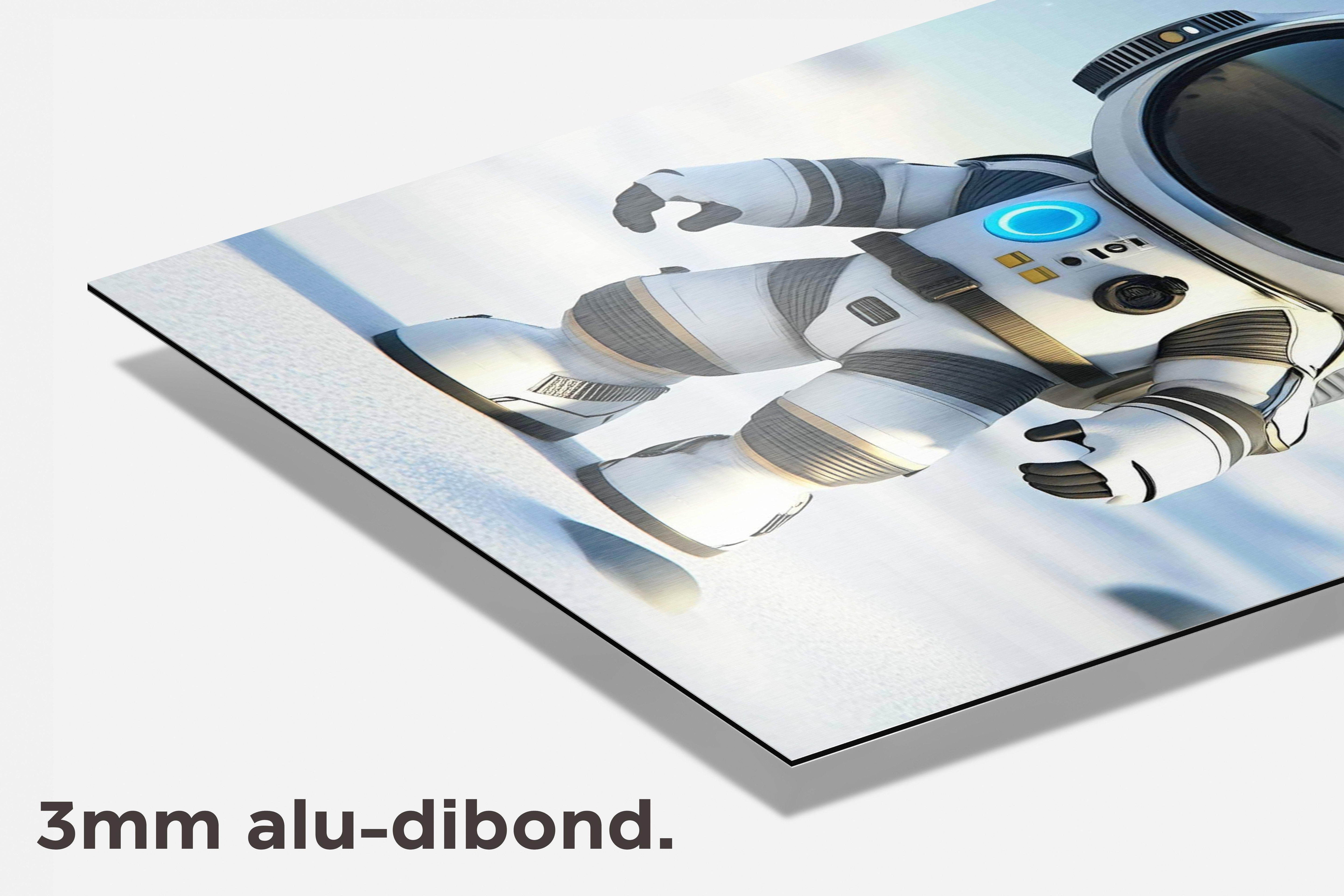 Astronaut dibond detail