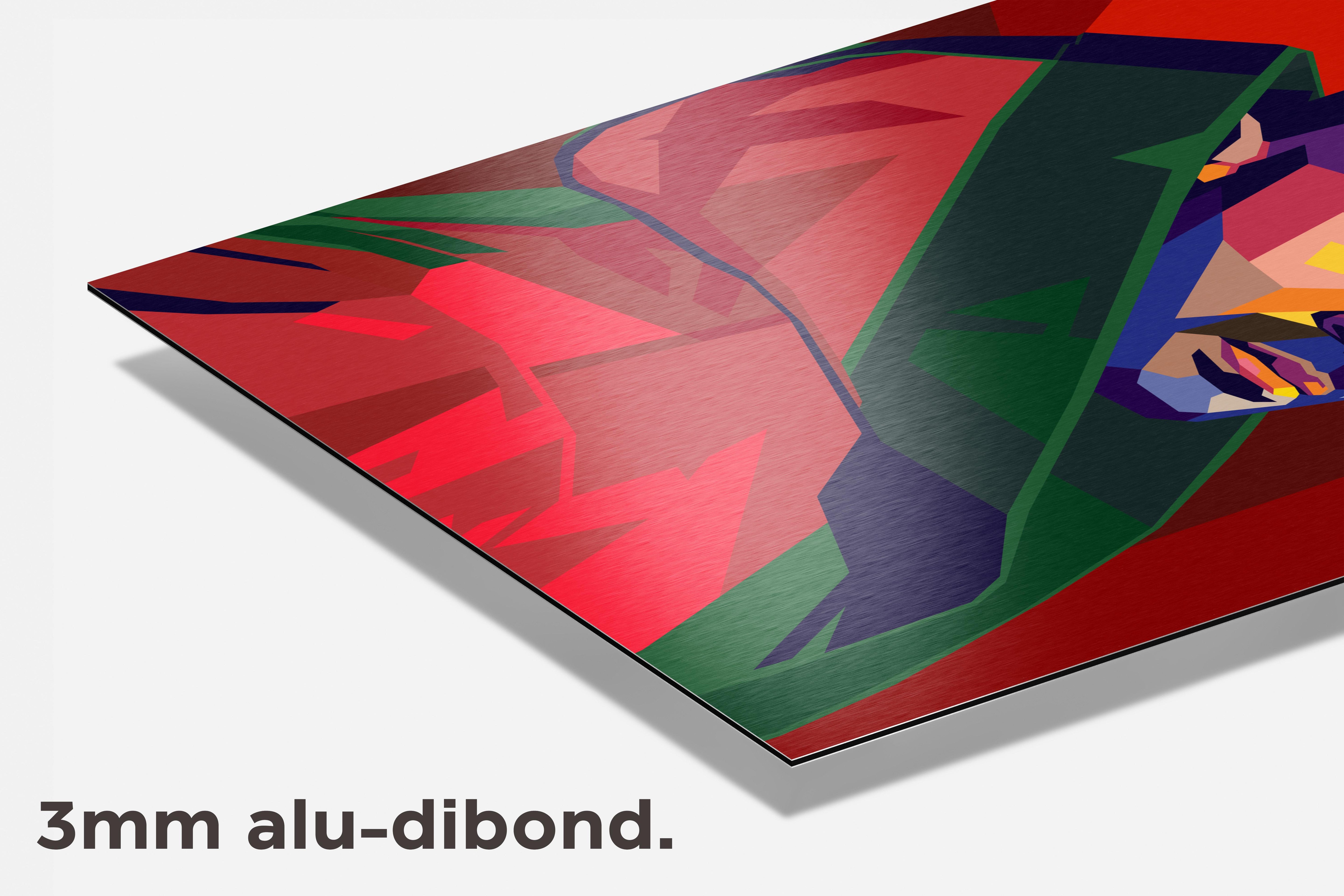 Badr Hari Pop dibond detail