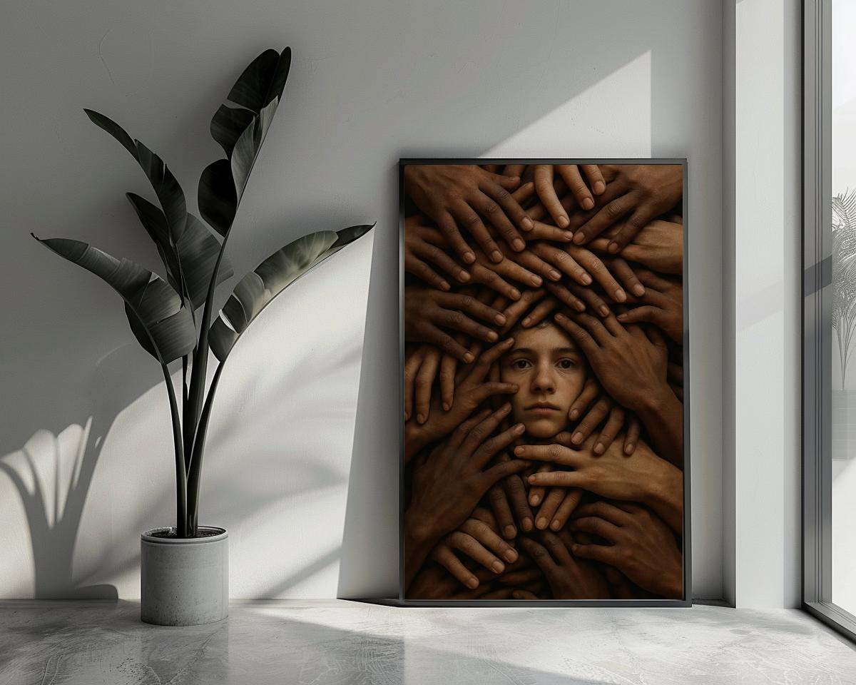 Hands Boy poster van 25 Artstreet