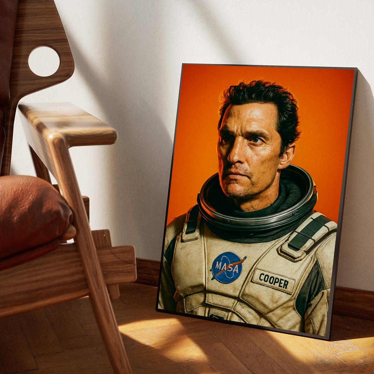 Matthew McConaughey Interstellar poster sfeerbeeld 1