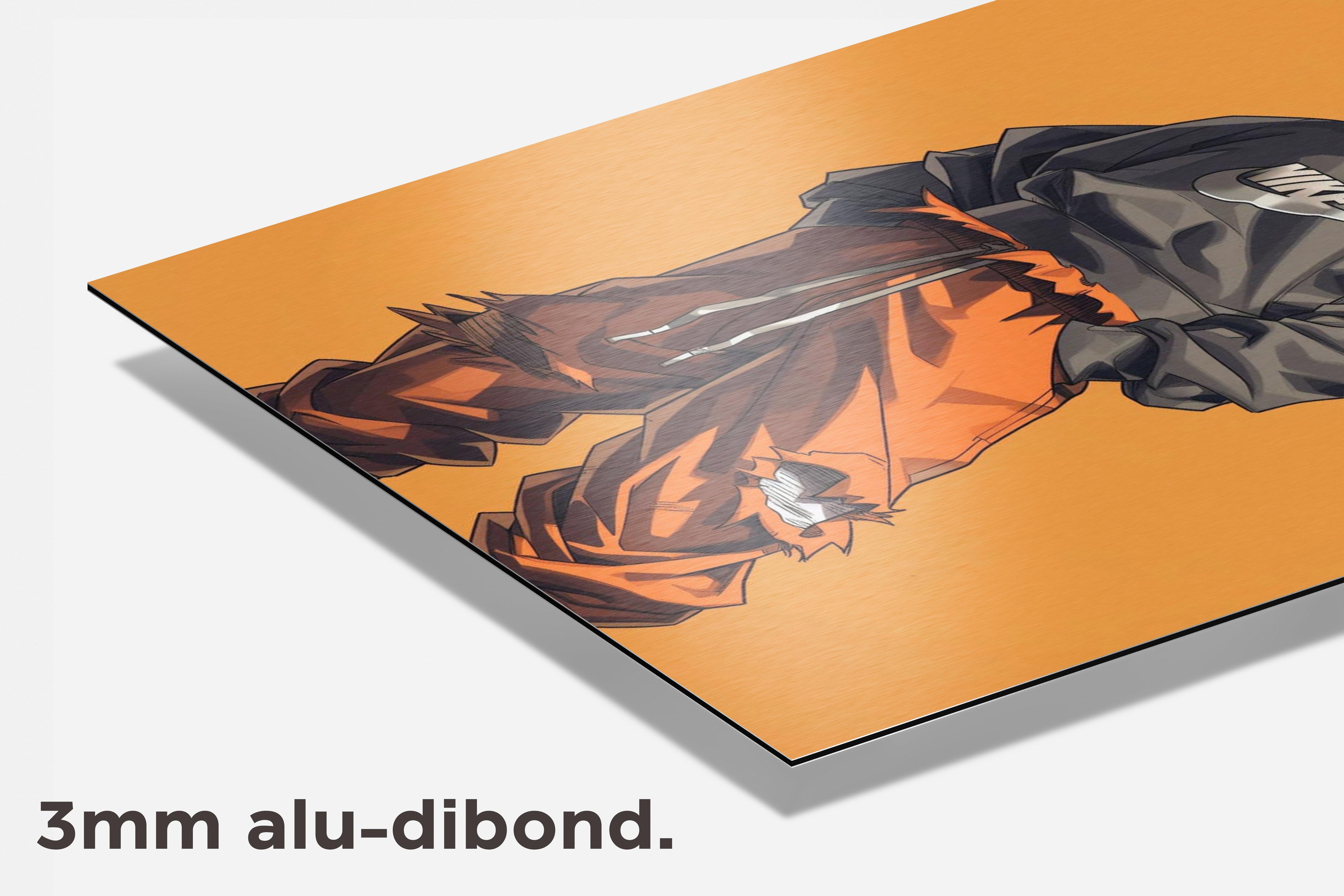 Goku Dragon Ball Z dibond detail