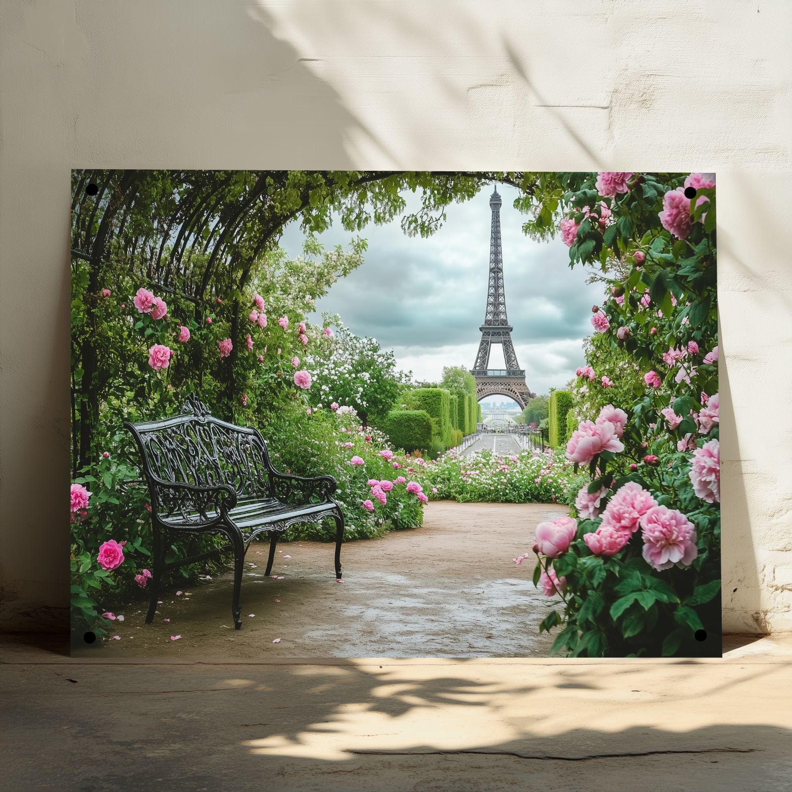 Tuinposter Eiffeltoren sfeerbeeld 3