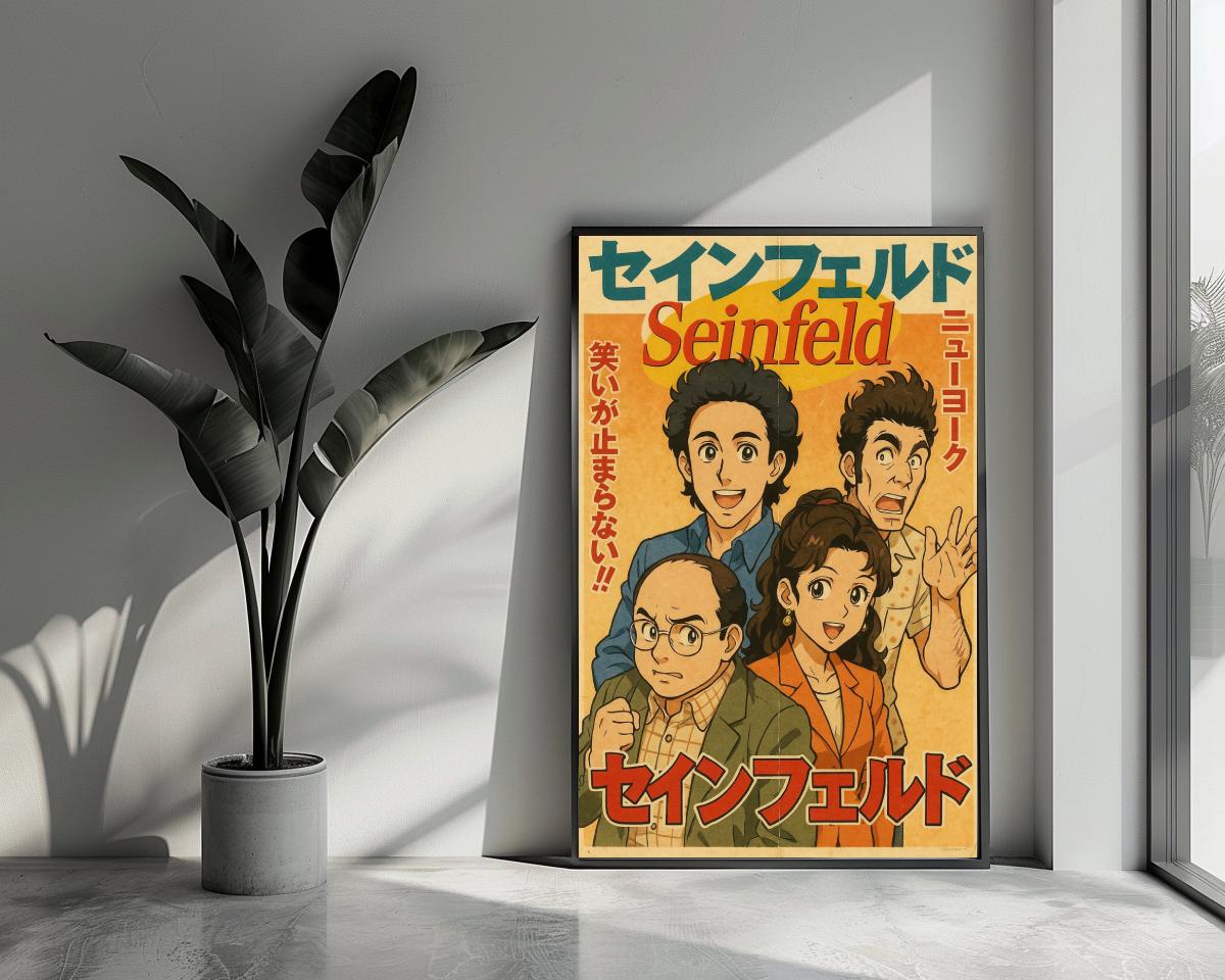 Seinfeld Sitcom Manga poster van 25 Artstreet