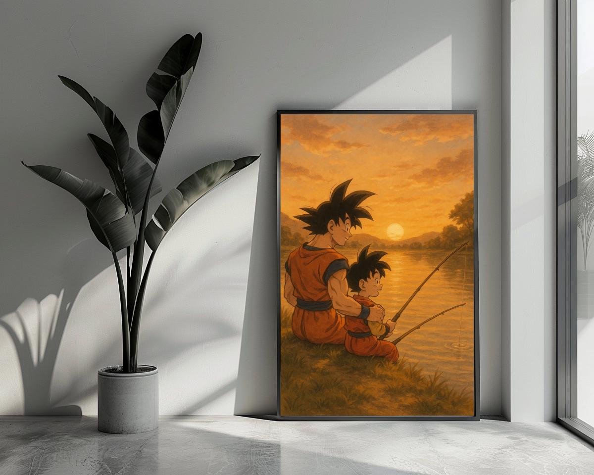 Goku Goten Dragon Ball poster van 25 Artstreet