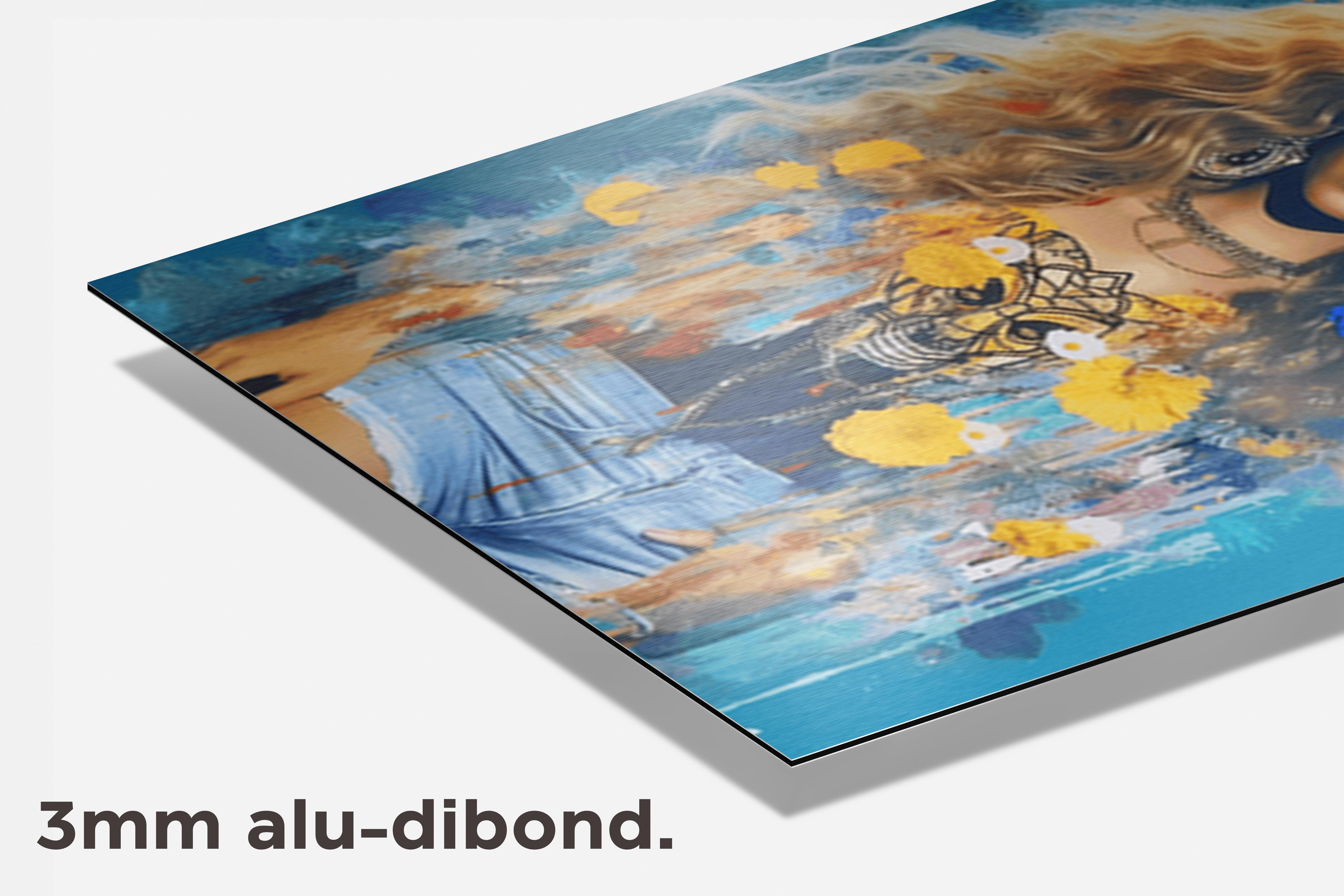 Beyonce Poster Abstract dibond detail