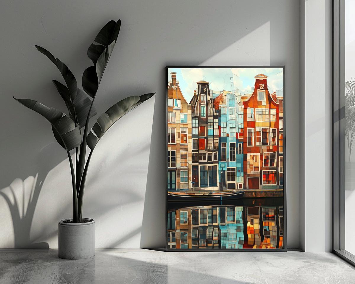 Amsterdam Geometric poster van 25 Artstreet