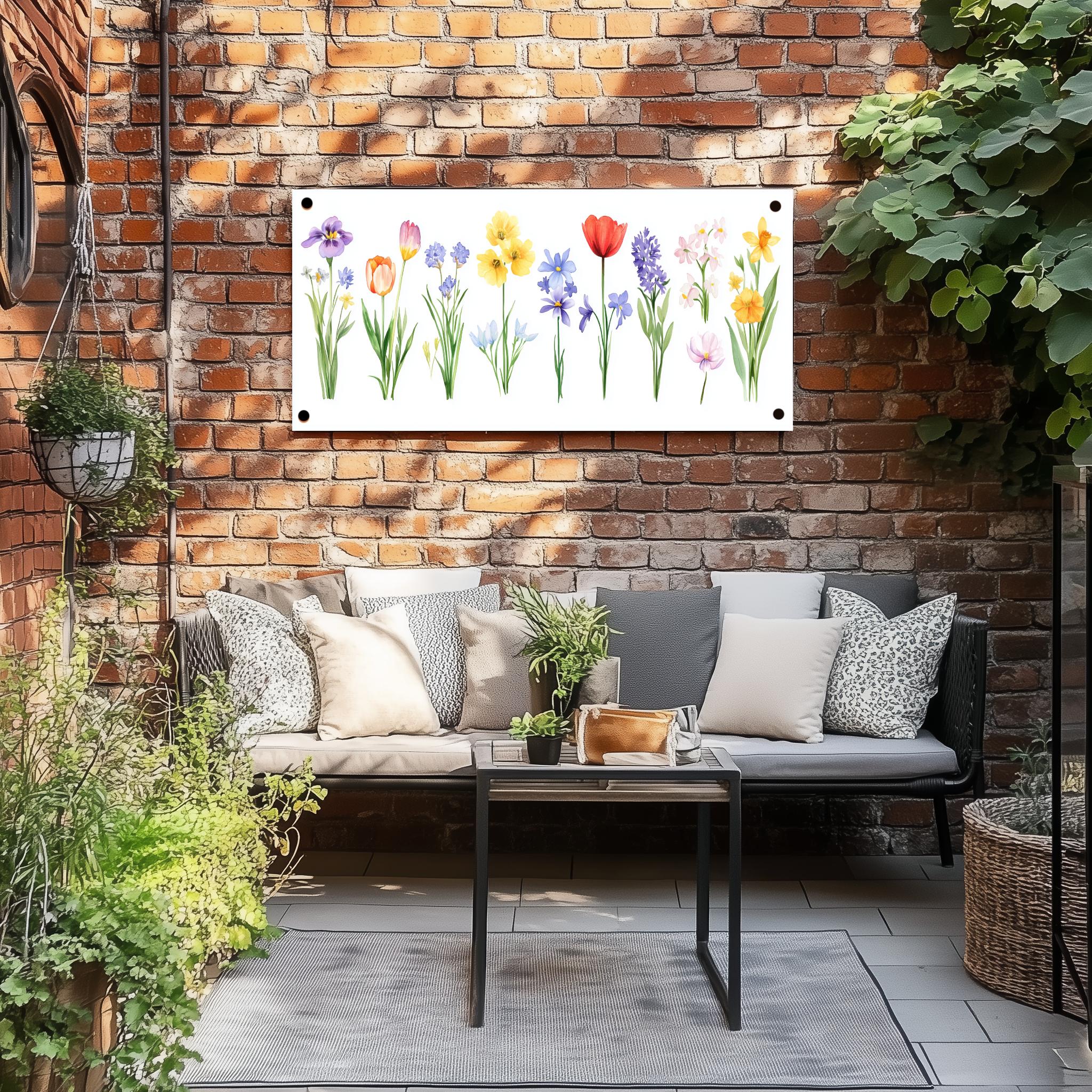 Tuinposter Bloemen sfeerbeeld 3