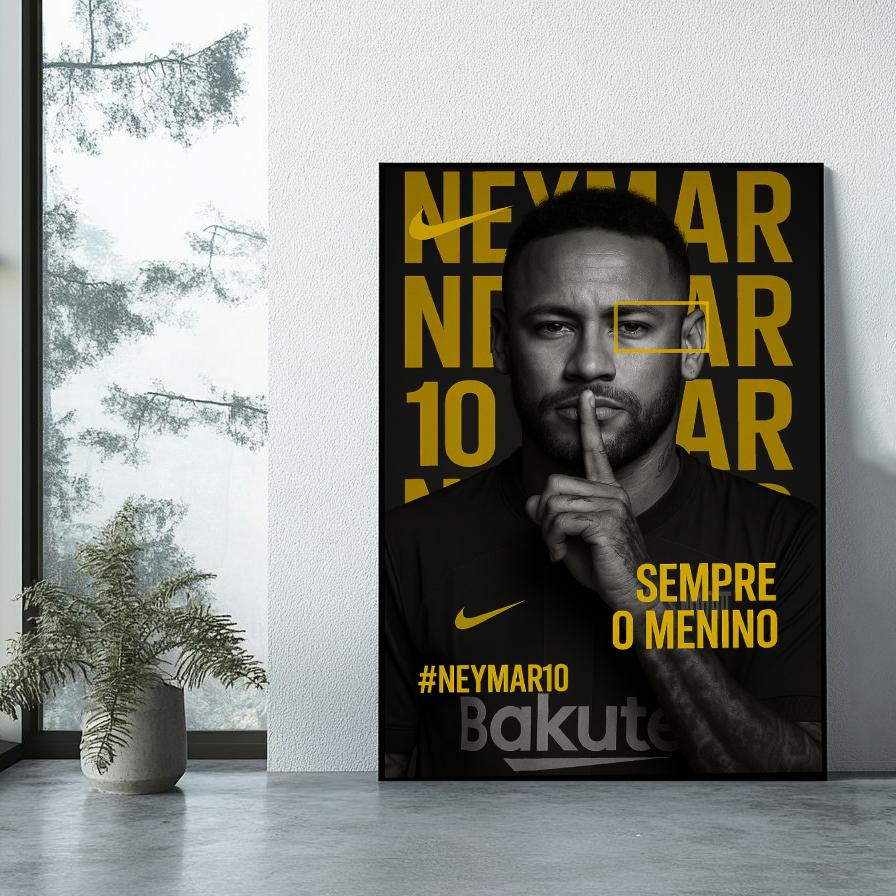 Neymar poster sfeerbeeld 1