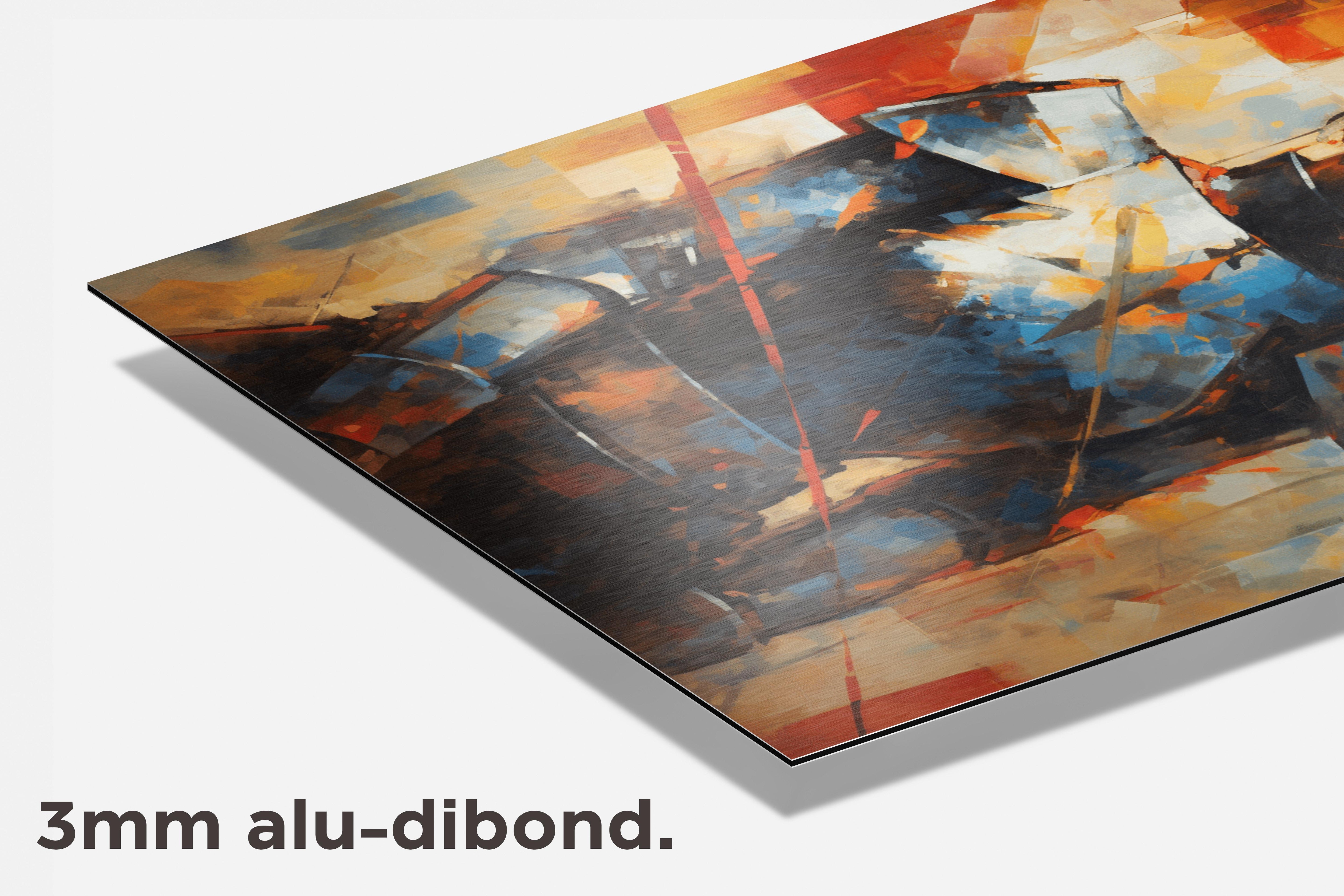 Ridder Verf Vrouw dibond detail