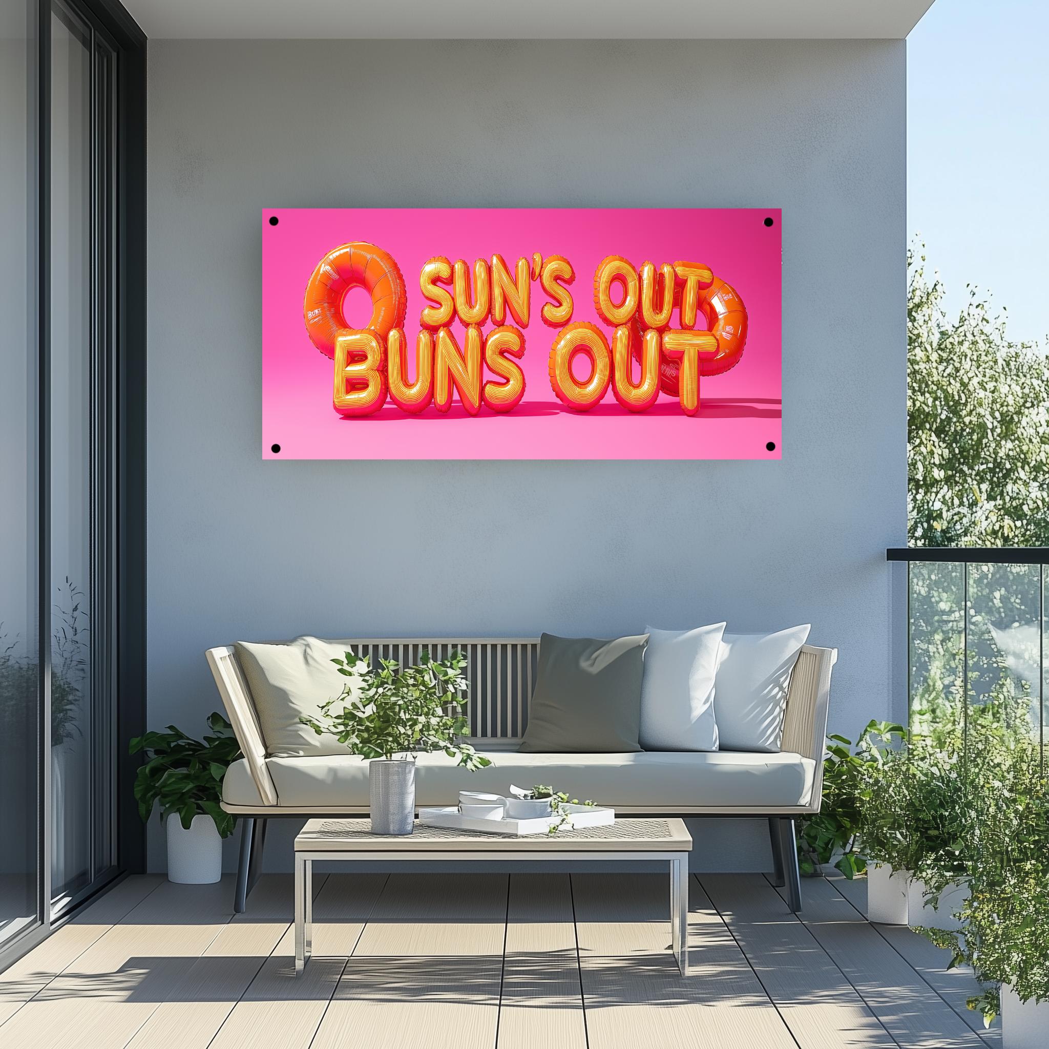 Tuinposter Zon Uit sfeerbeeld 3