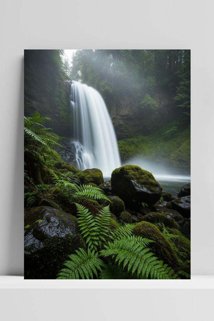 Waterfall Nature poster van 25 Artstreet