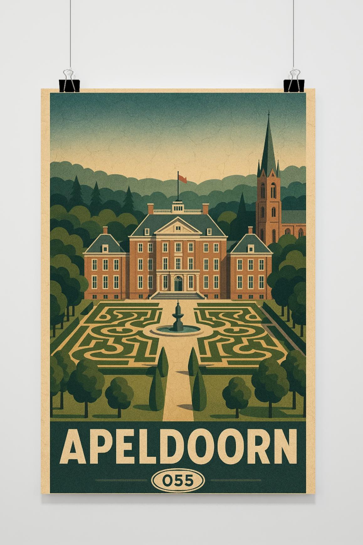 Affiche Apeldoorn Netherlands Vintage de 25 Artstreet