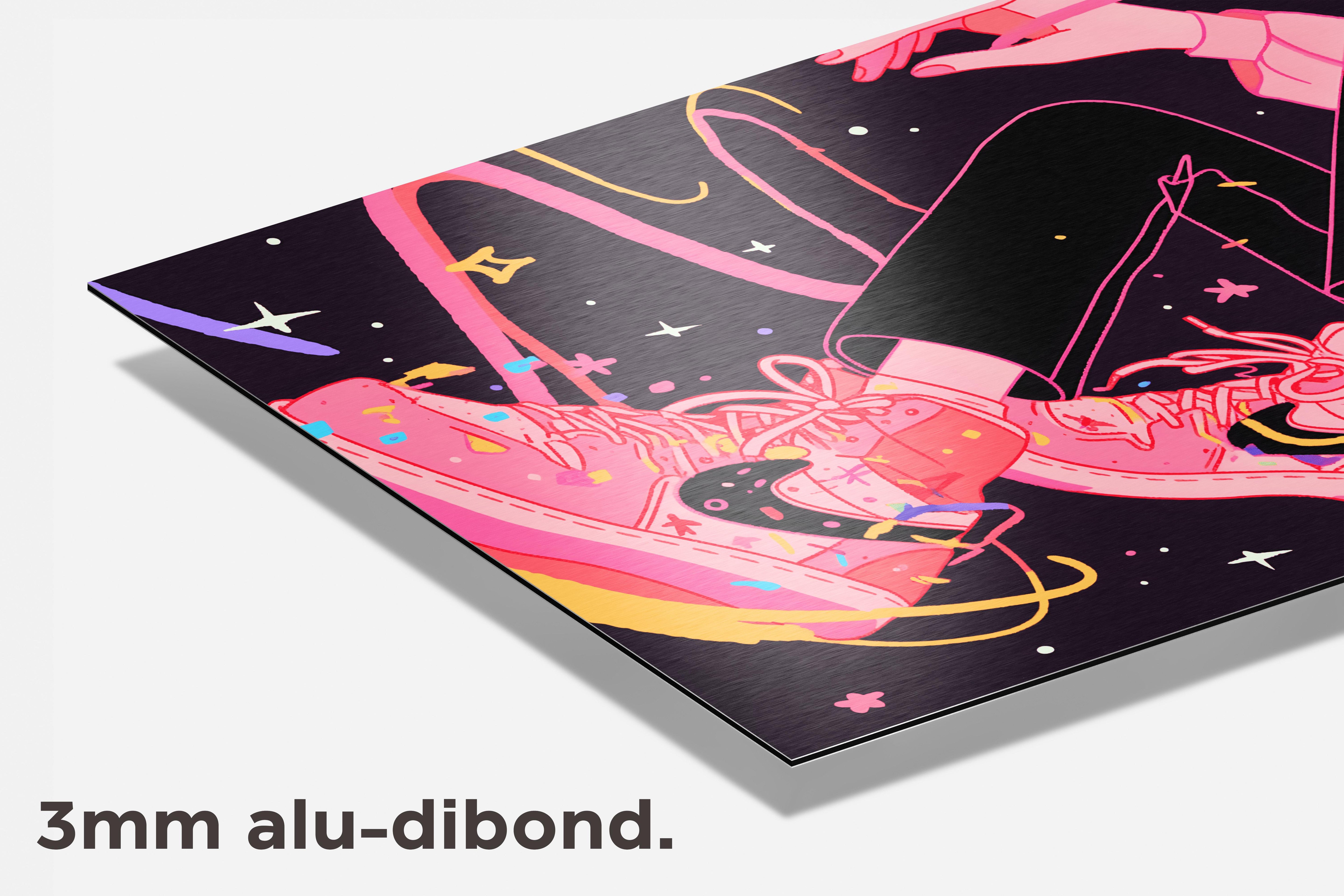 Nike Kunst dibond detail