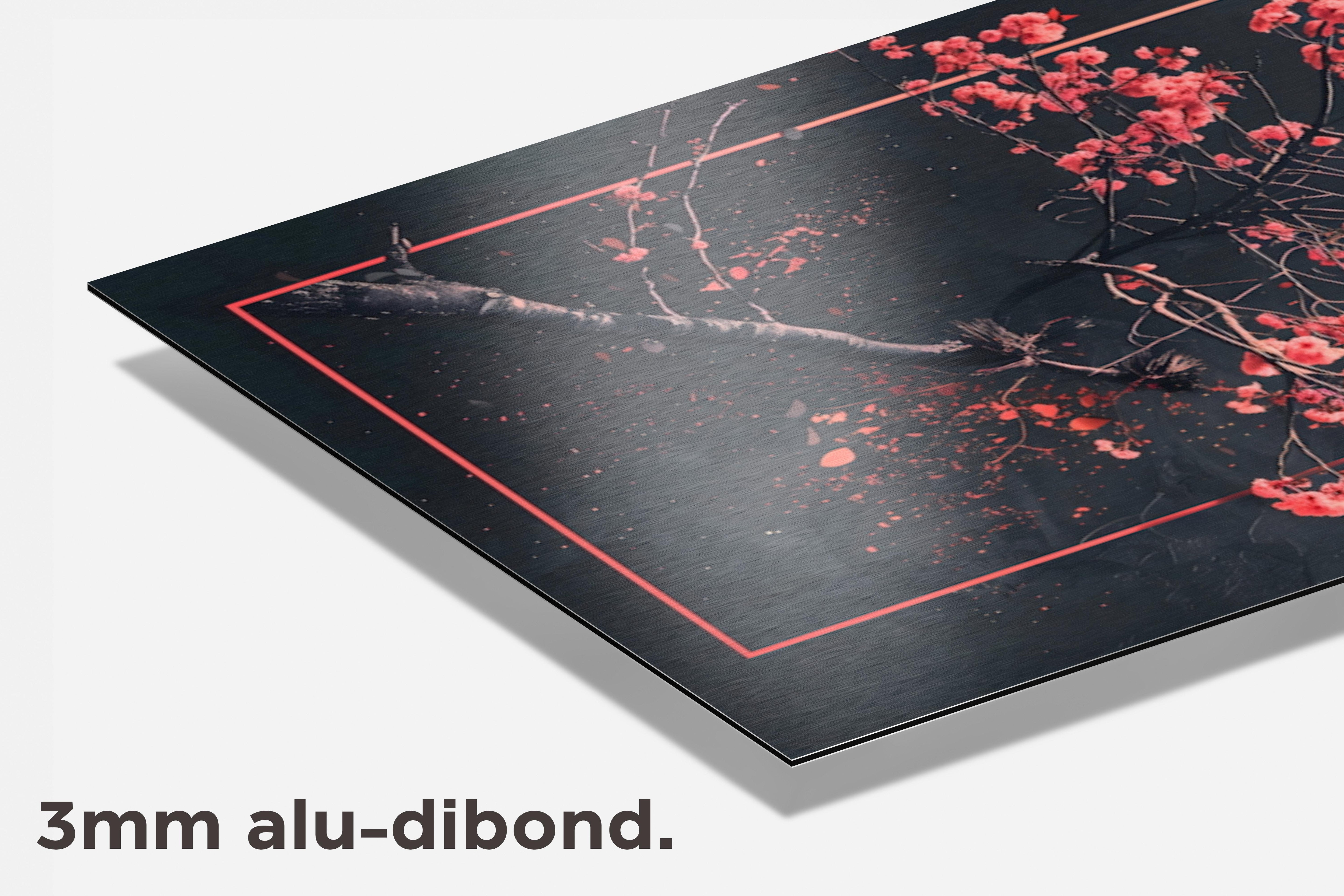 Kersenbloesem dibond detail