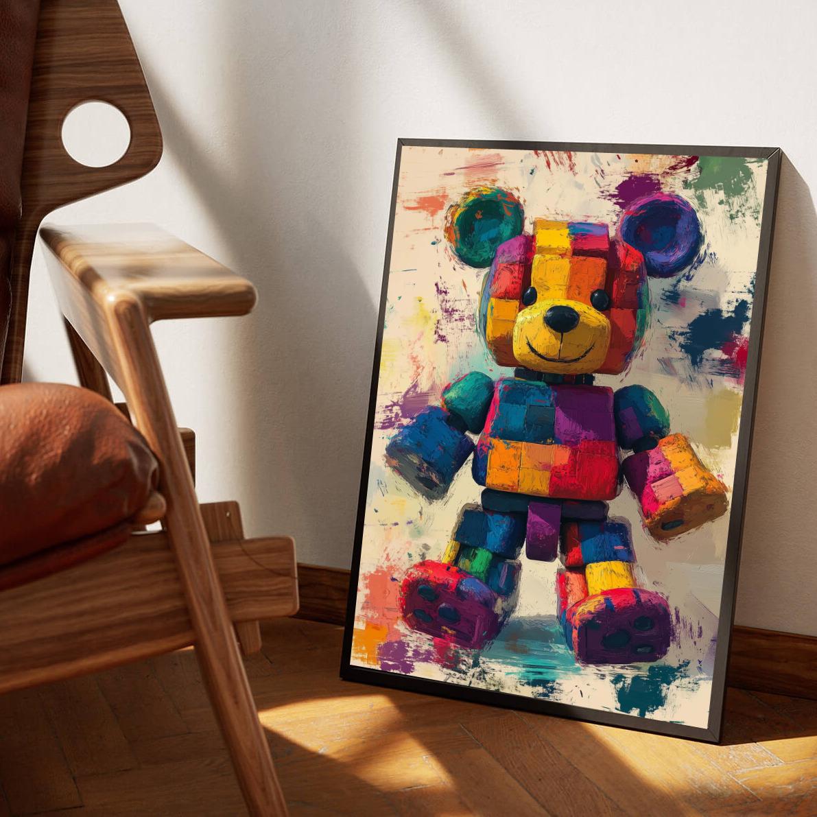 Bear Colorful poster sfeerbeeld 1