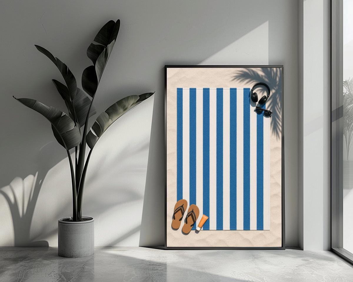 Beach Towel poster van 25 Artstreet