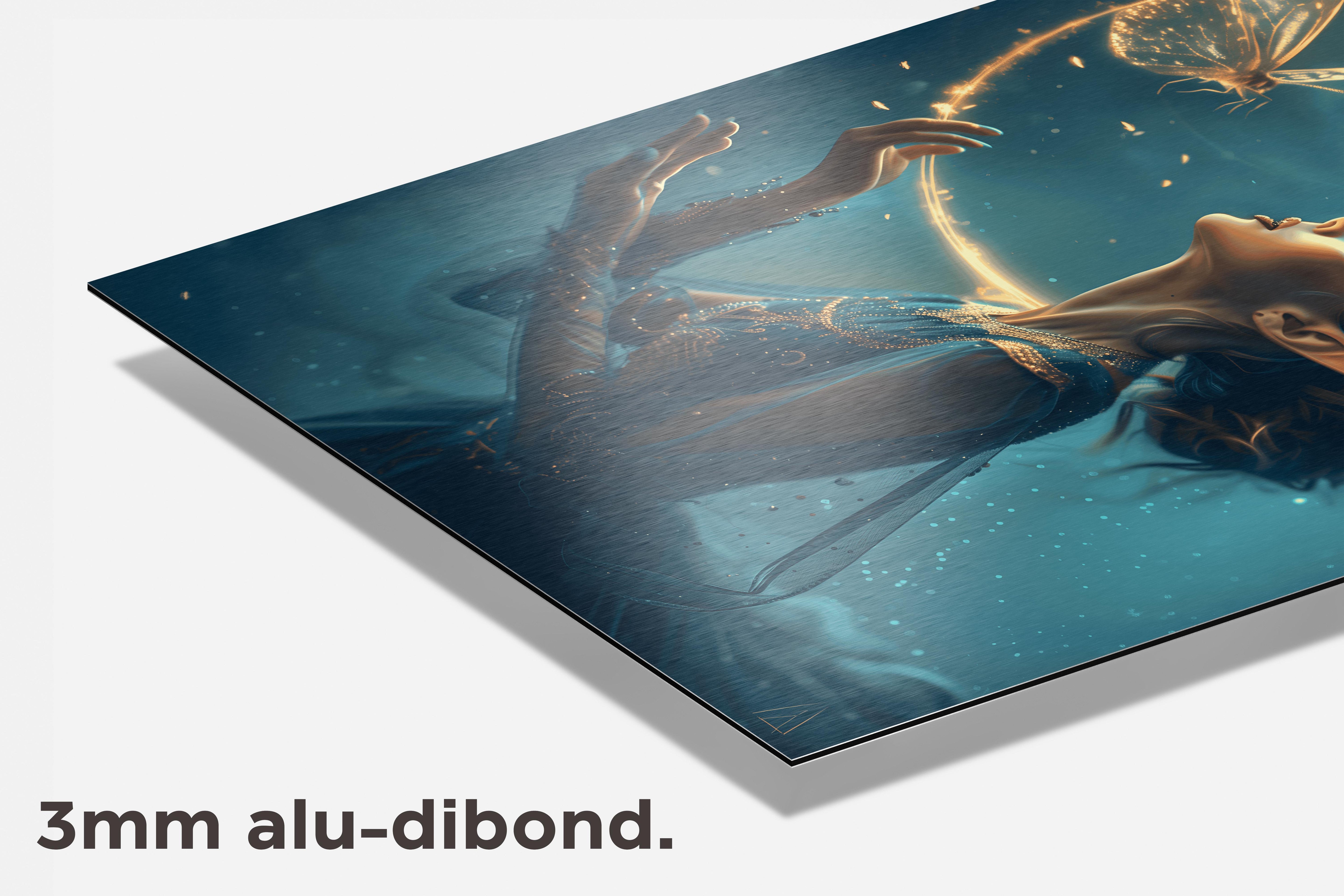 Elf Vlinder dibond detail