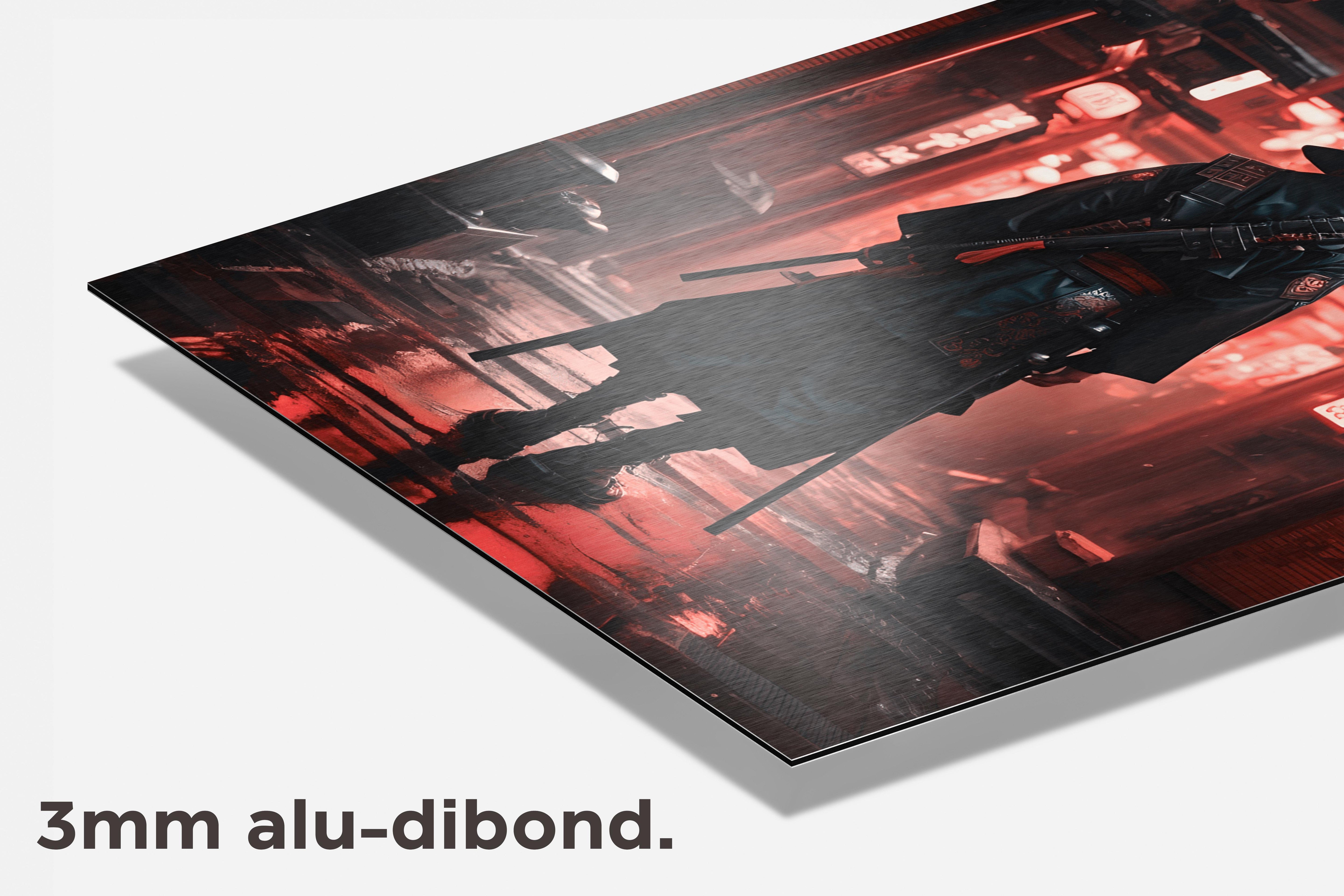 Samurai Osaka dibond detail