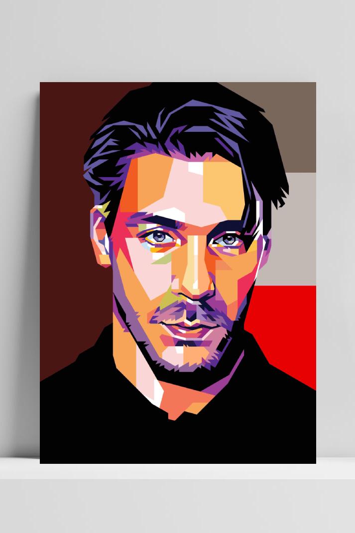 Till Lindemann op 3mm aluminium dibond
