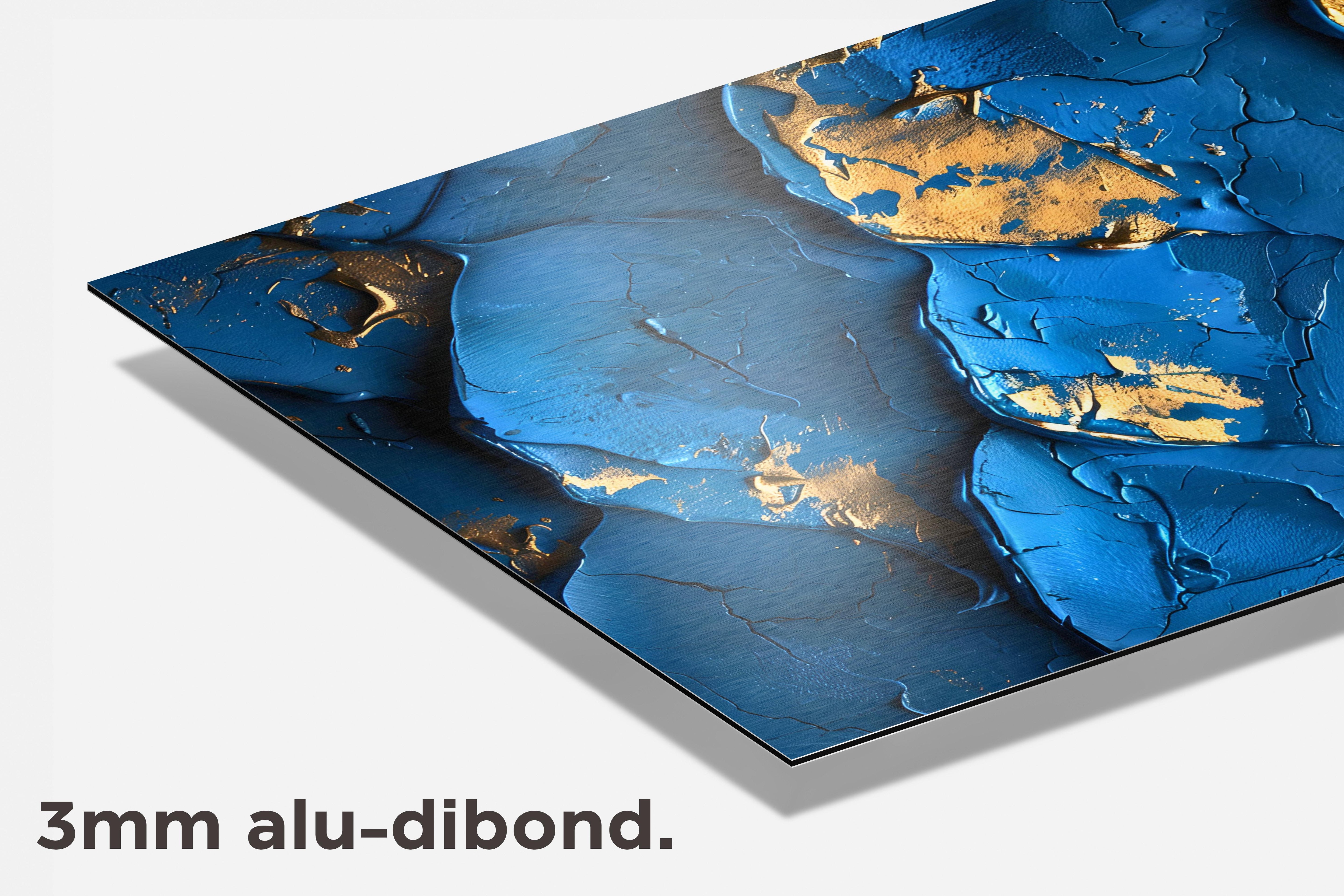 Gebarsten Textuur dibond detail