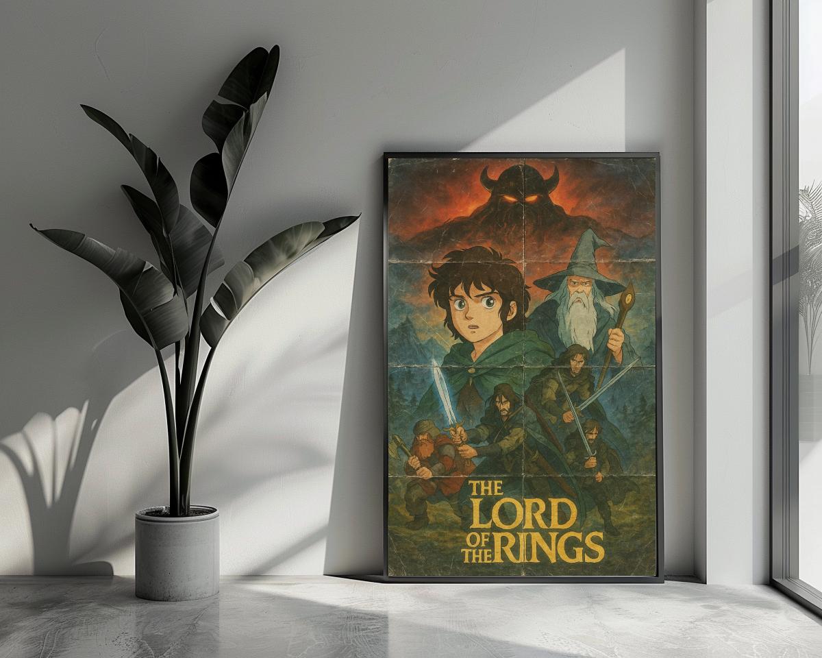 The Lord of the Rings Cartoon poster van 25 Artstreet