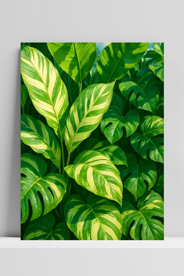 Calathea Plant Leaves poster van 25 Artstreet