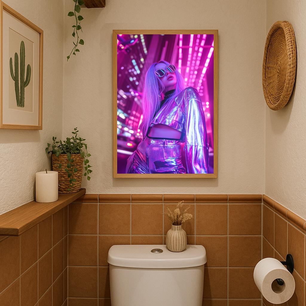 Neon Futuristic Fashion poster sfeerbeeld 3