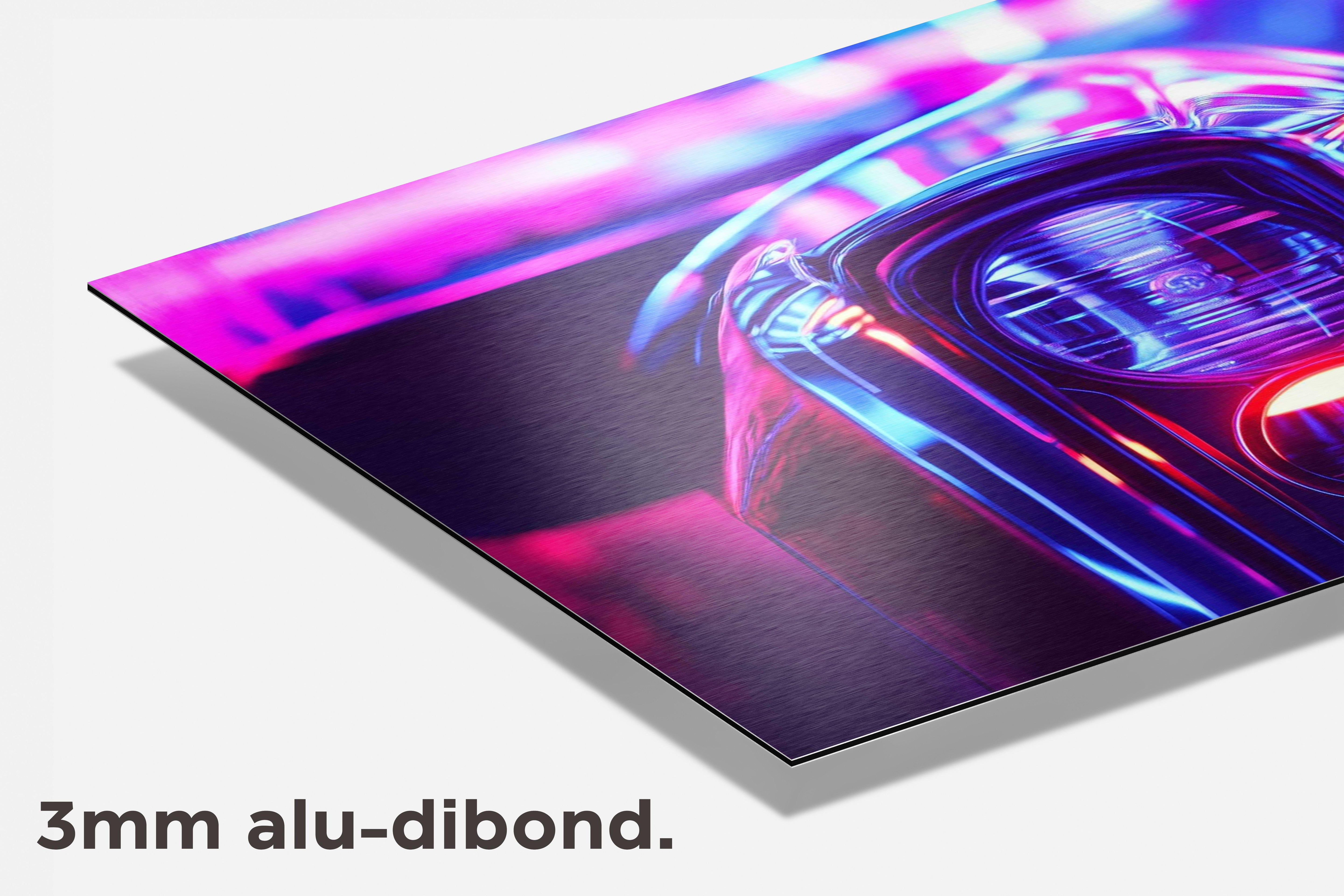 Auto Vintage dibond detail