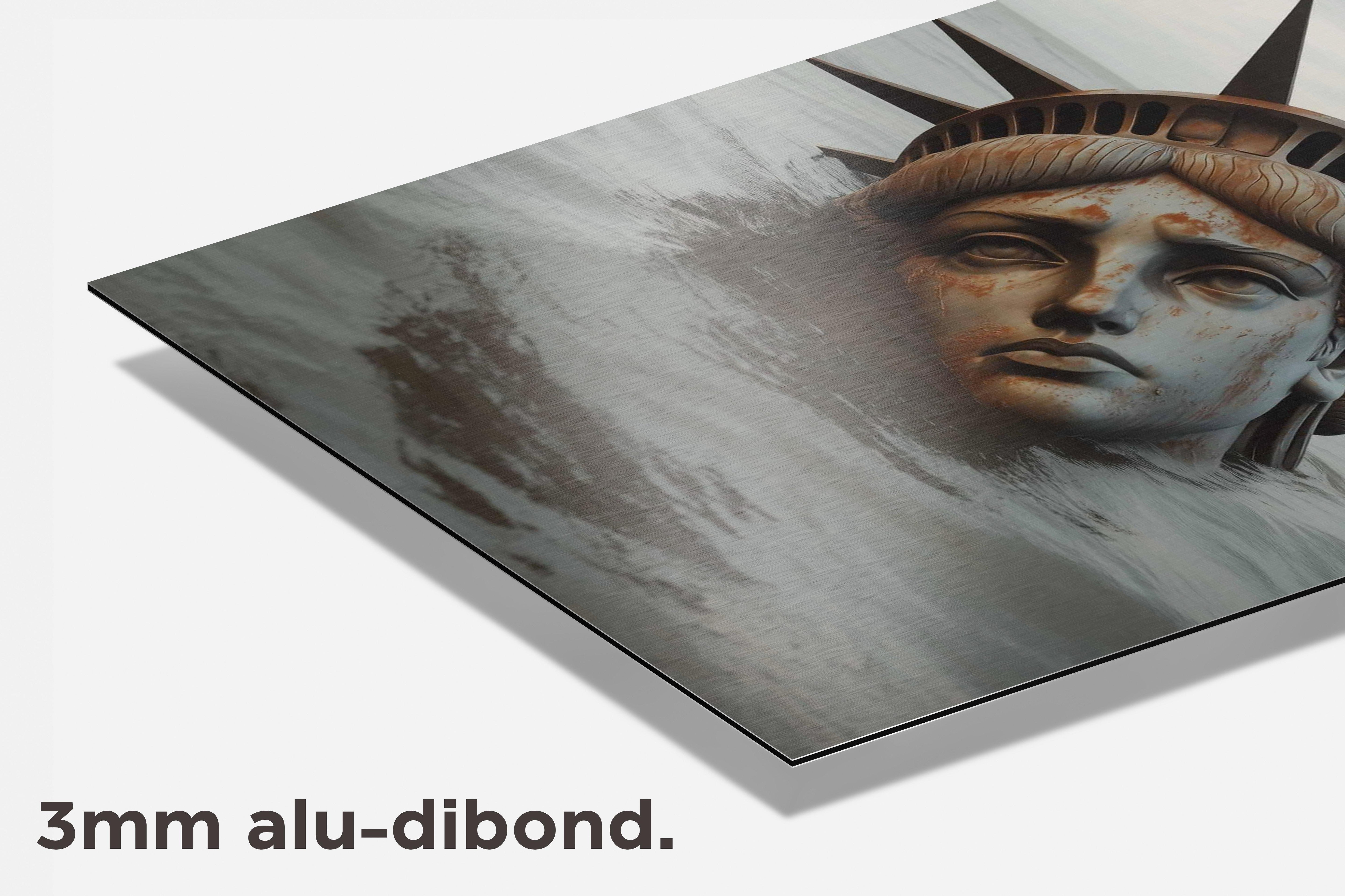 Vrijheidsbeeld dibond detail