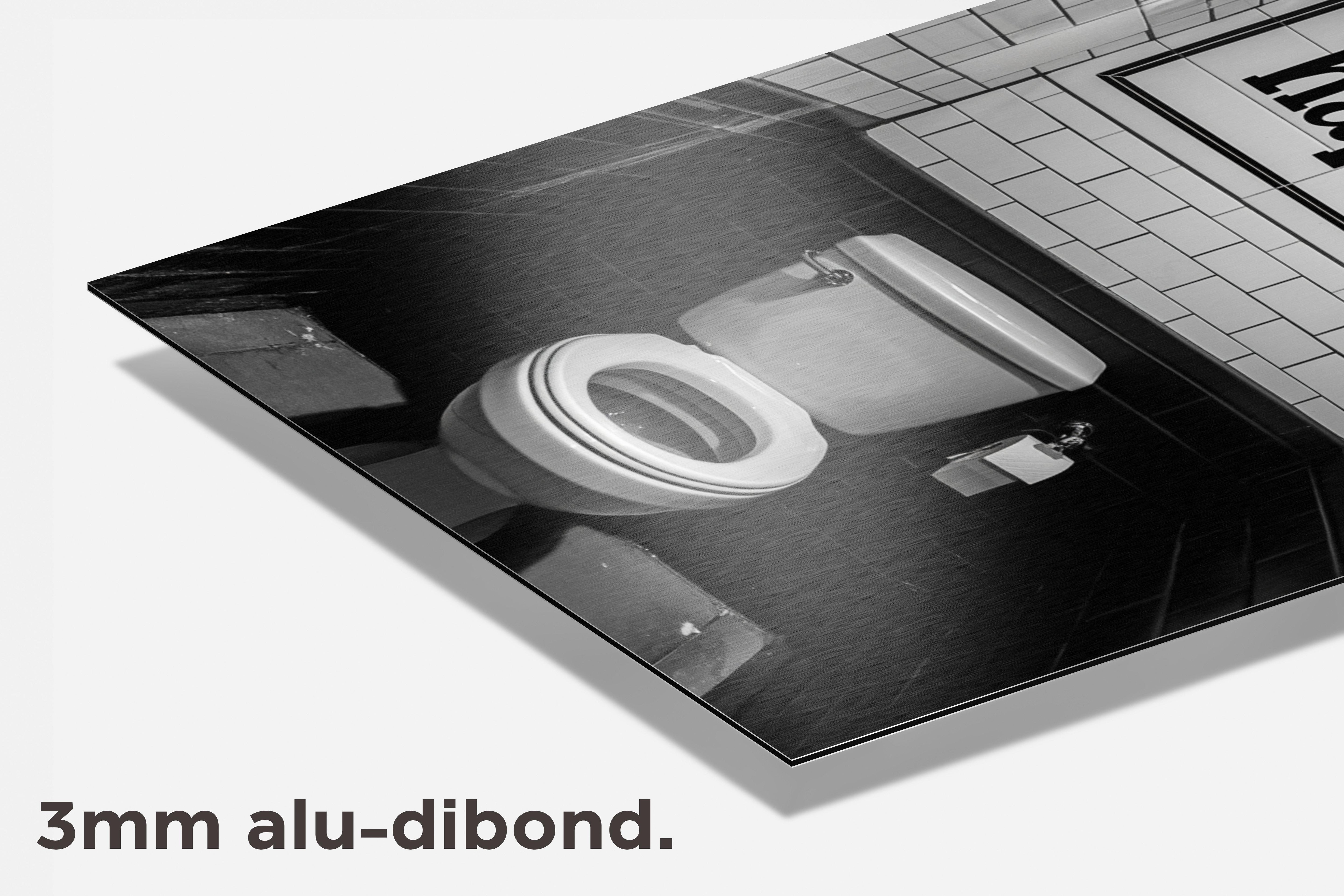 Sh*t Happens dibond detail