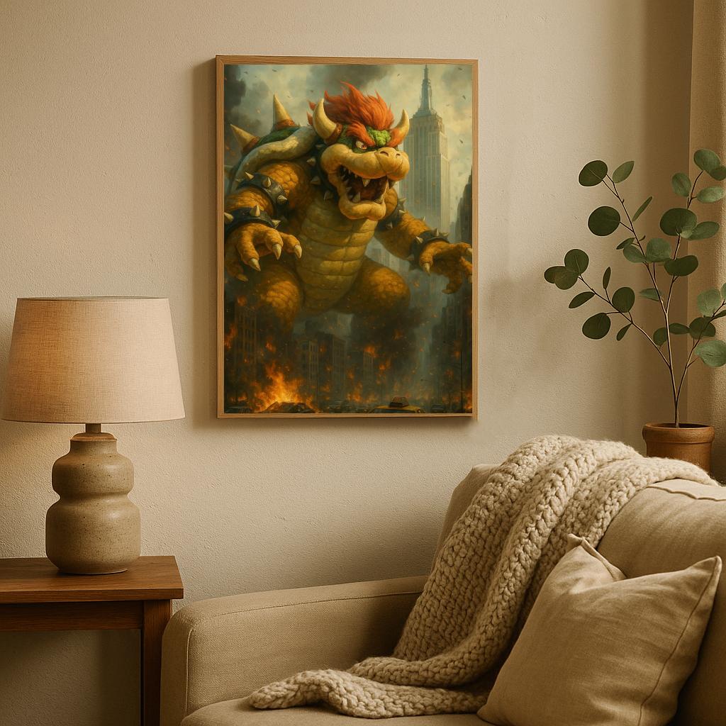 Bowser Super Mario poster sfeerbeeld 2