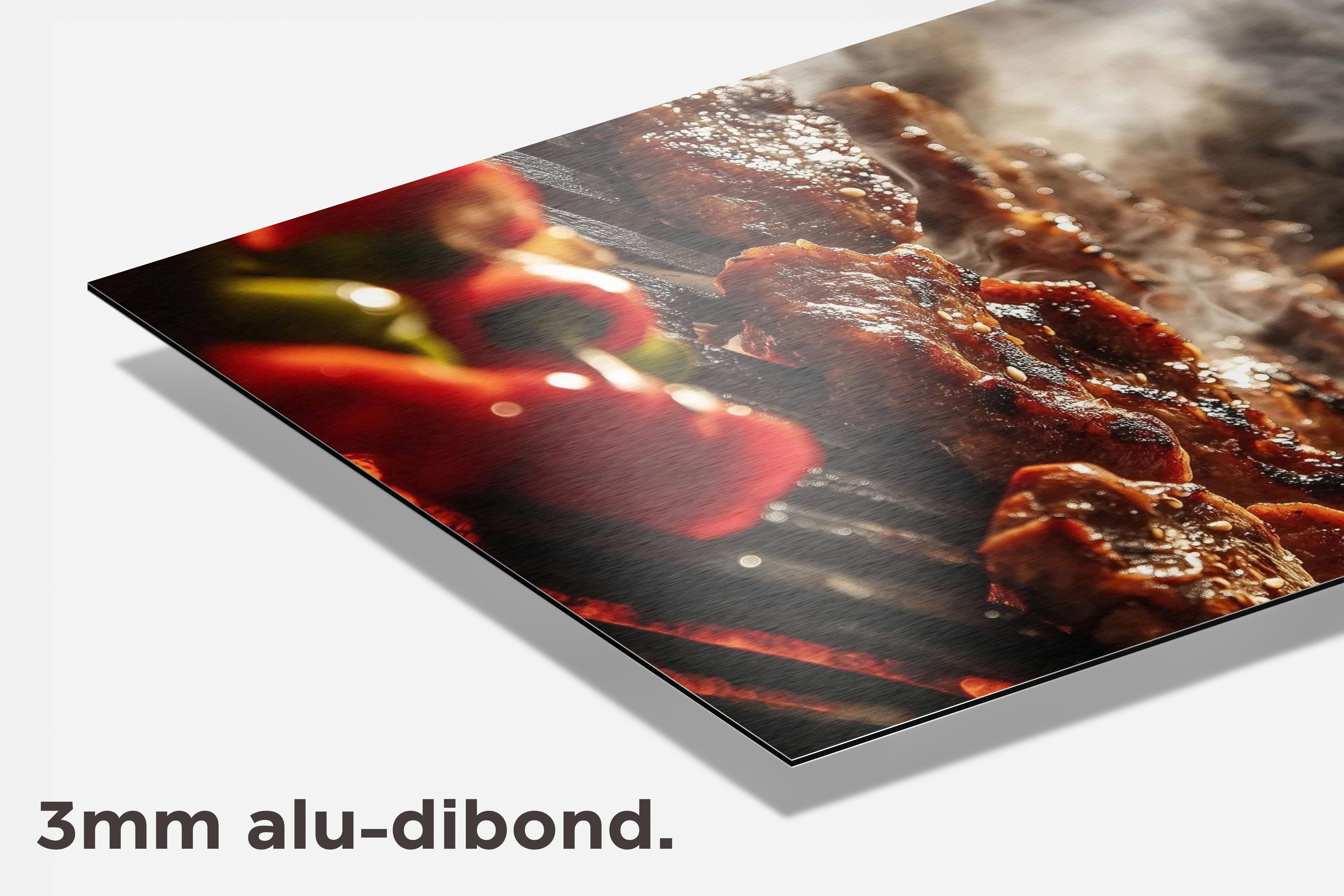 Barbecue dibond detail