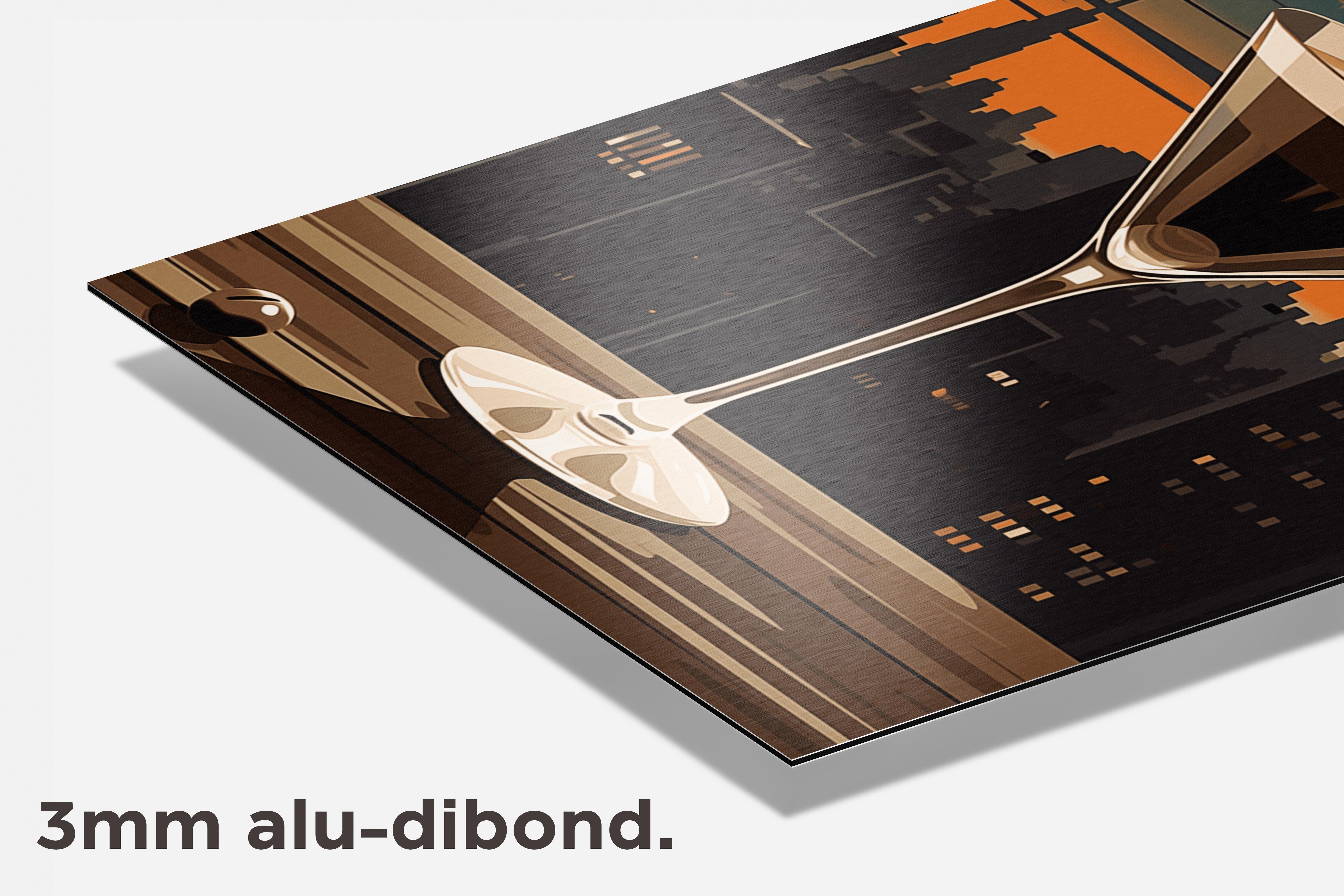 Espresso Martini dibond detail