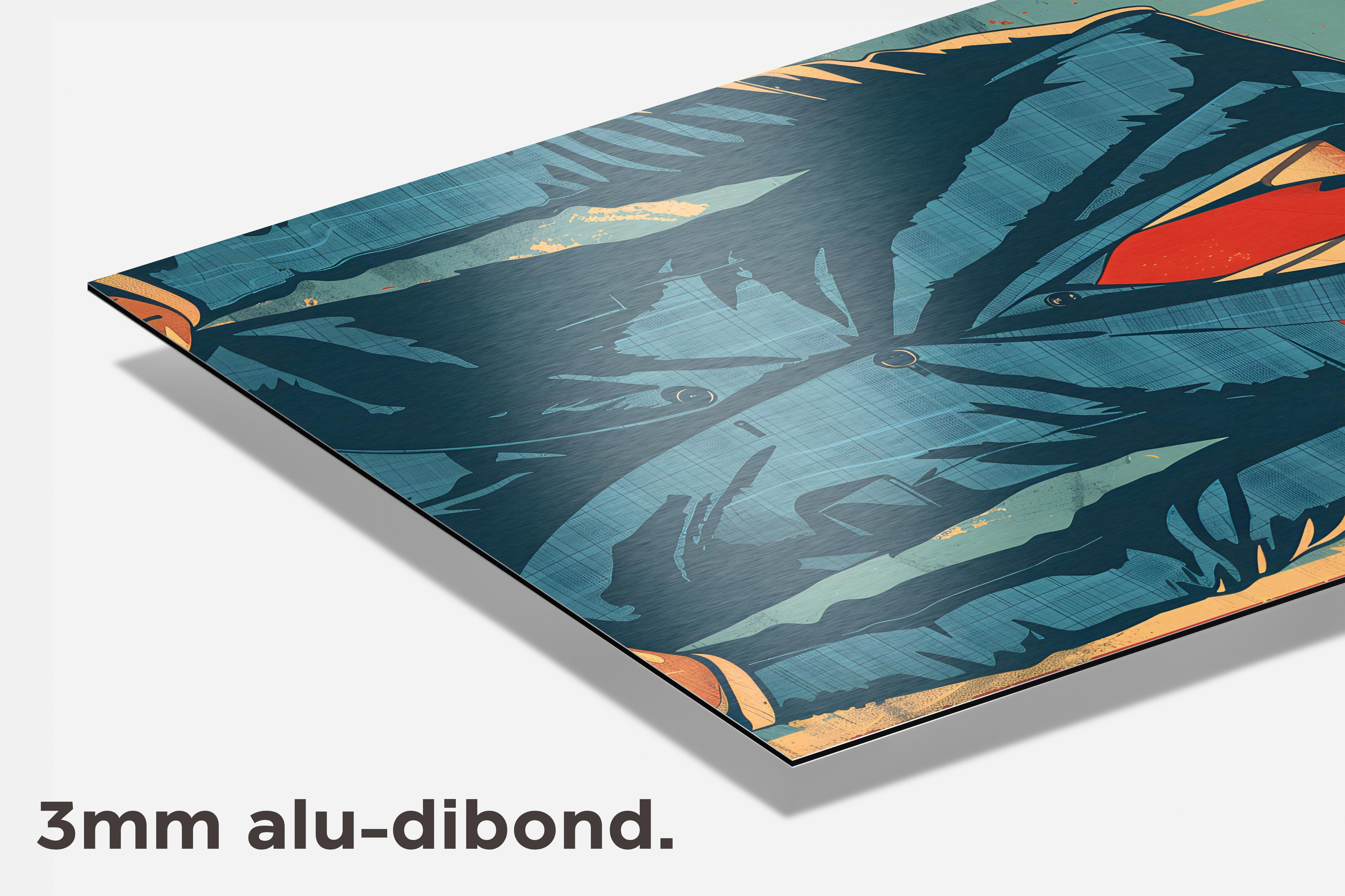 Conor McGregor Pak dibond detail