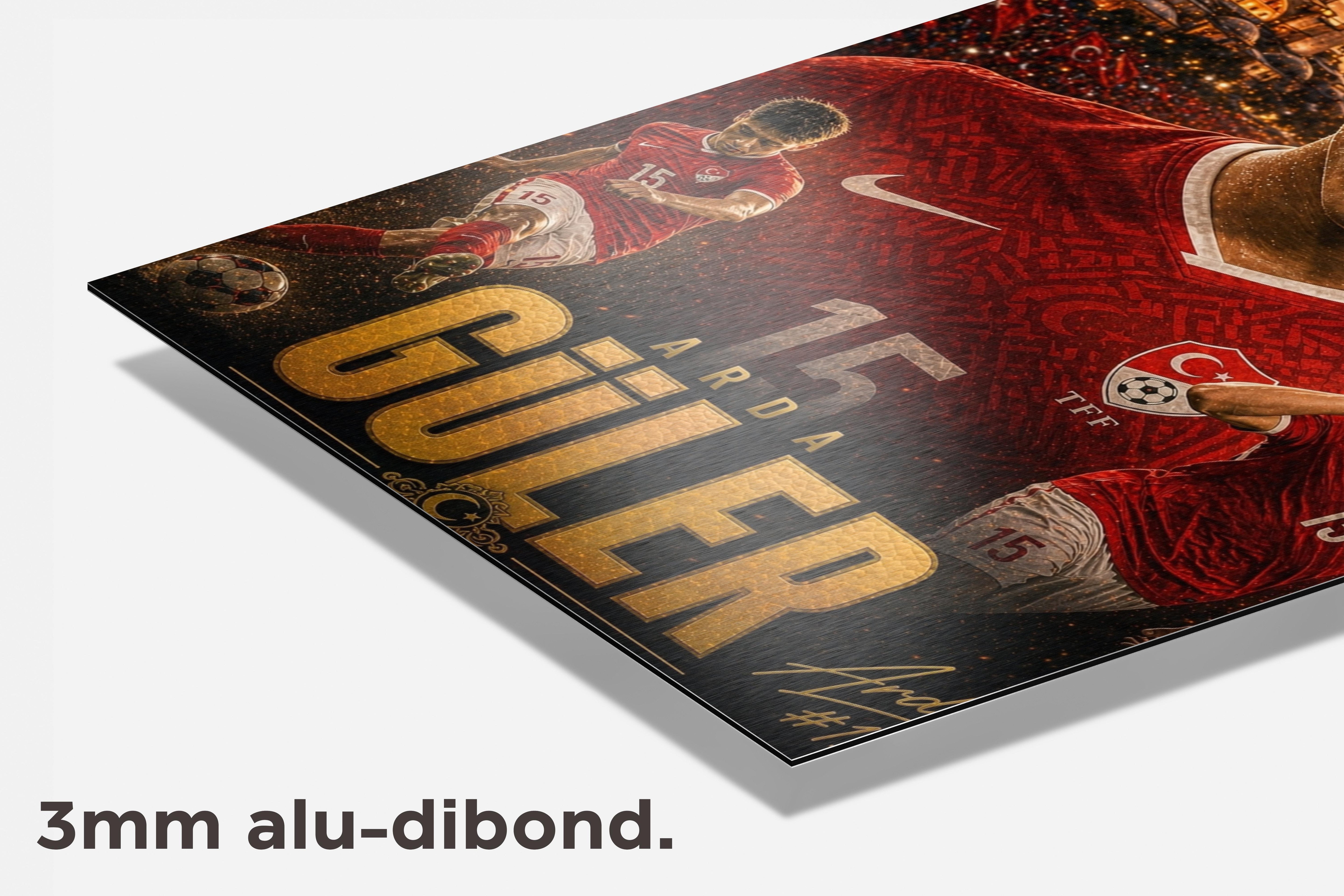 Arda Güler dibond detail