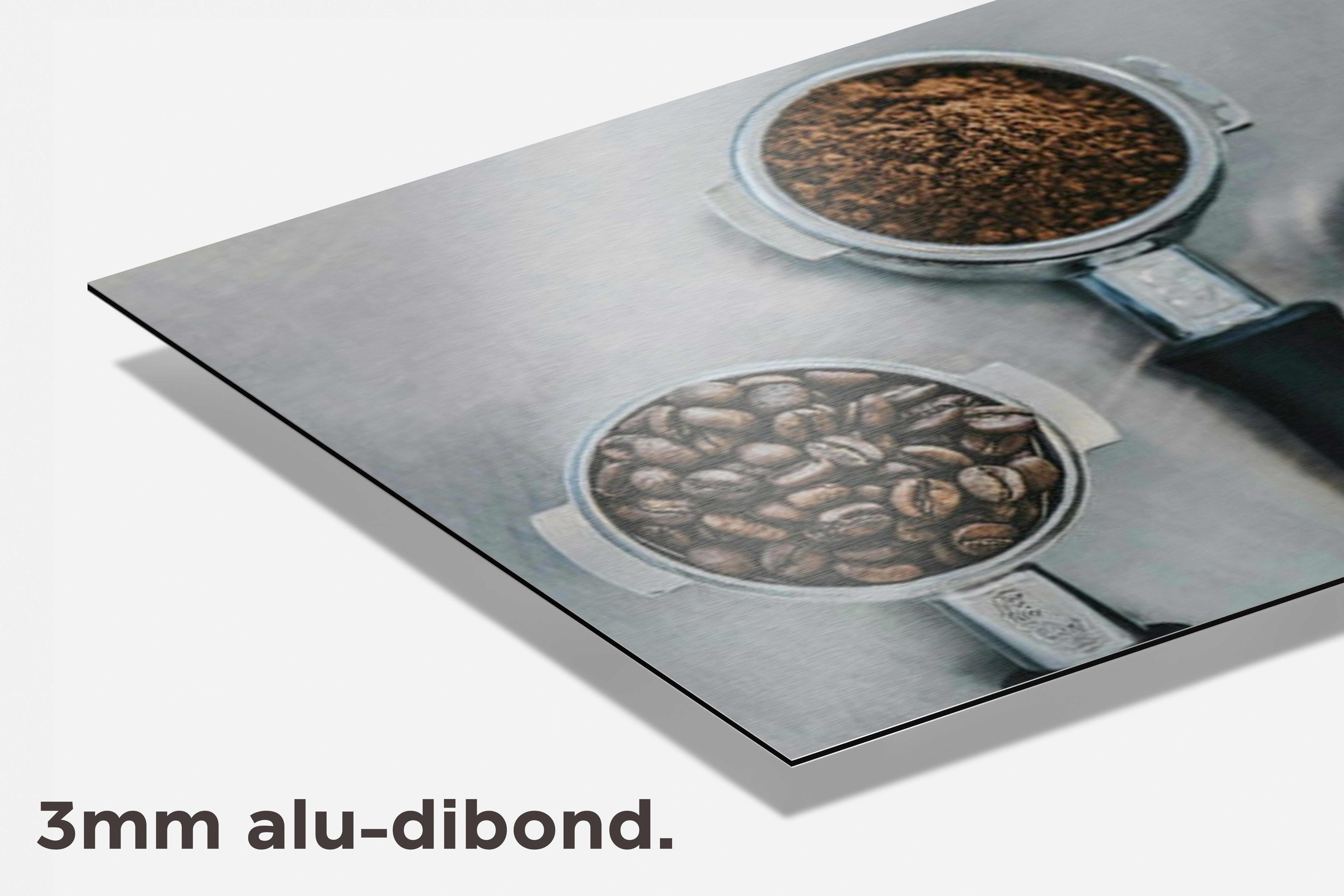 Koffie Poster dibond detail