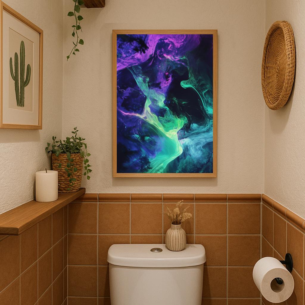 Northern Lights Swirl poster sfeerbeeld 3