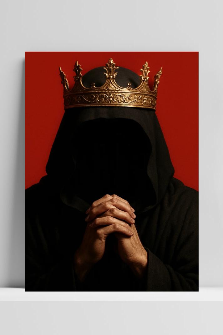 Crown Hood Symbolism Mystery in an interior