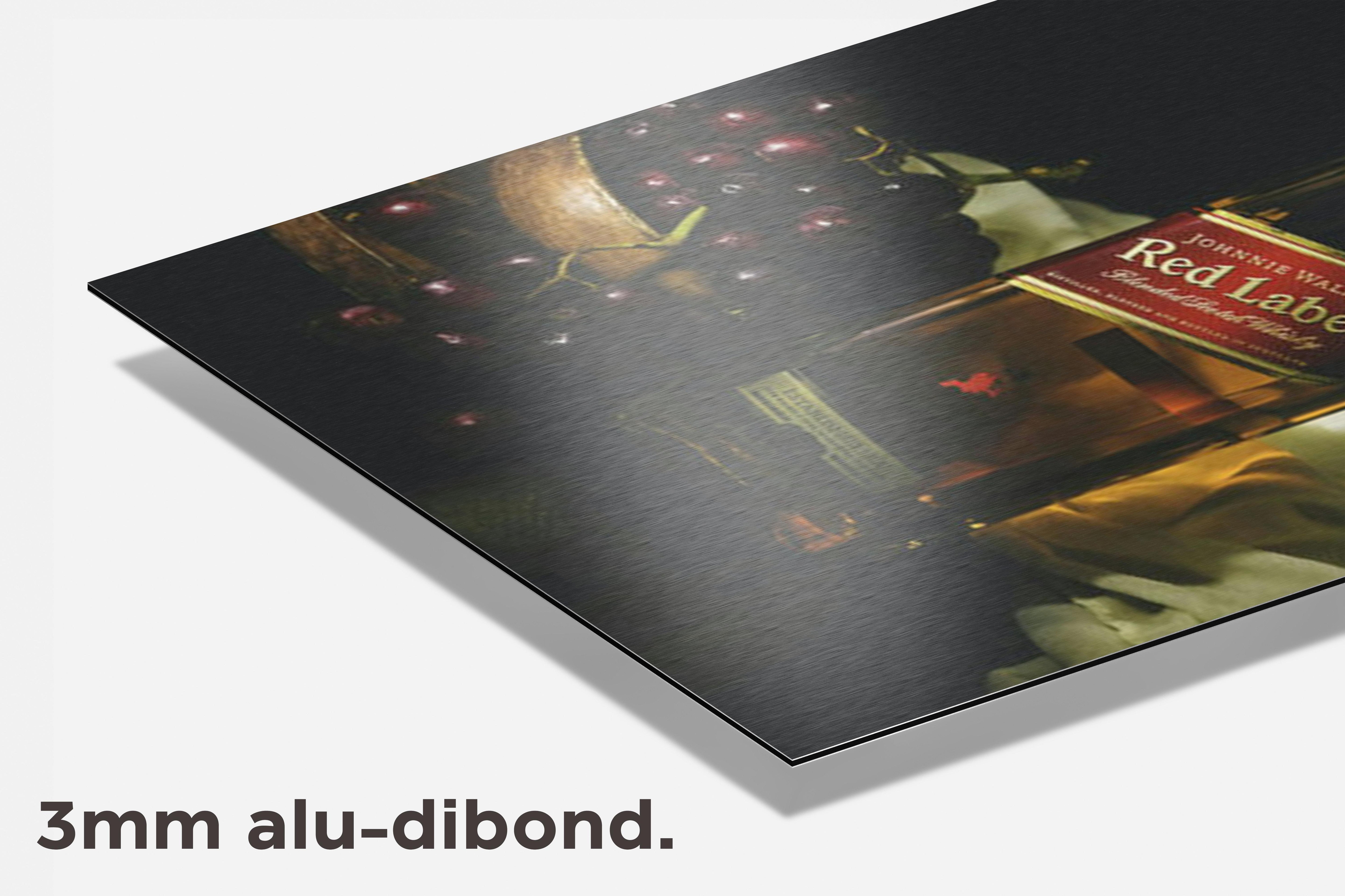 Red Label Drank dibond detail