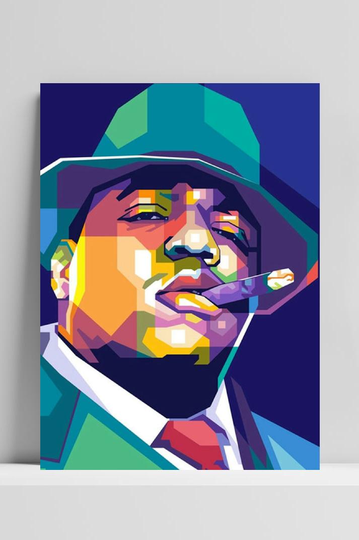 Biggie Wpap op 3mm aluminium dibond