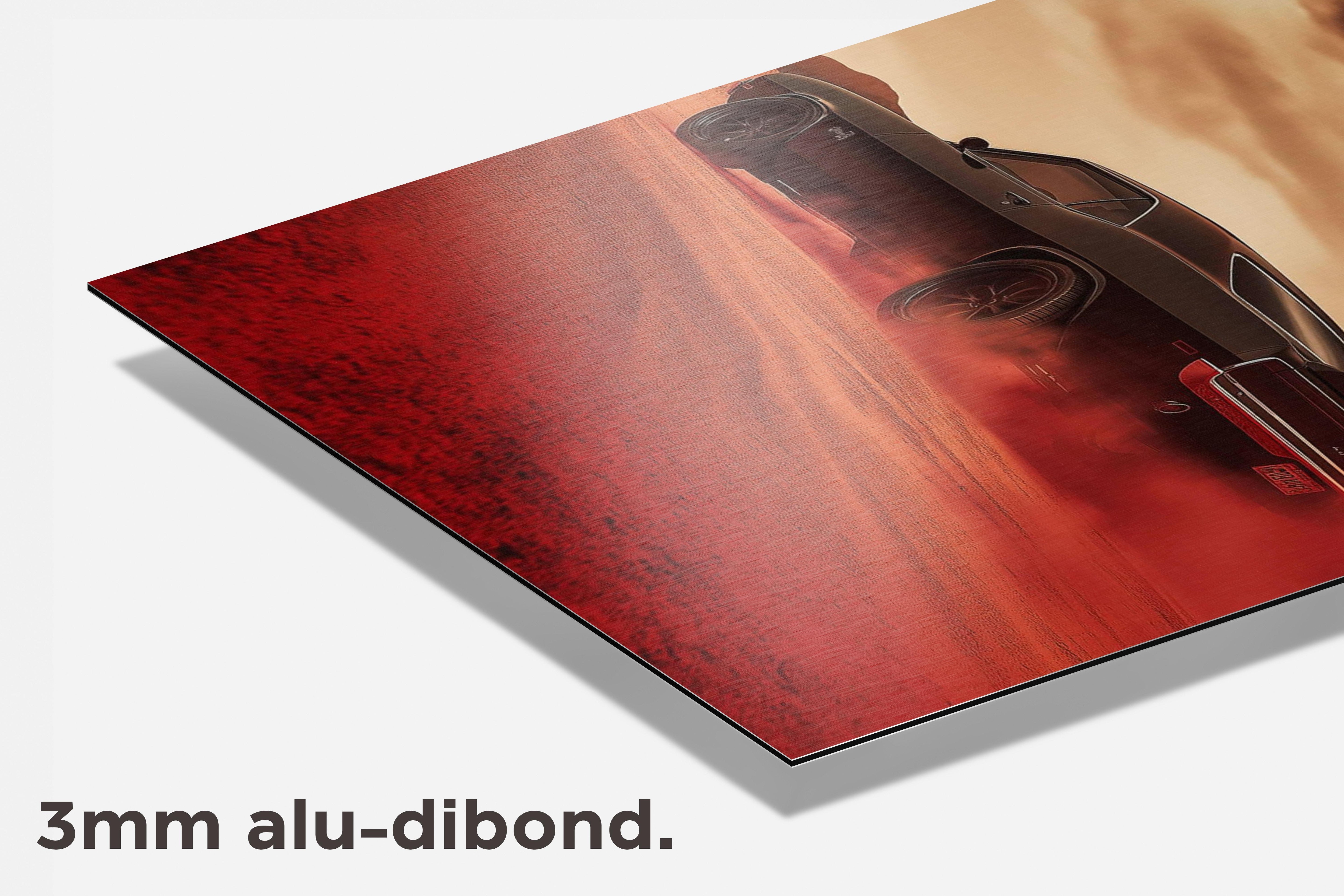 Klassieke Auto dibond detail