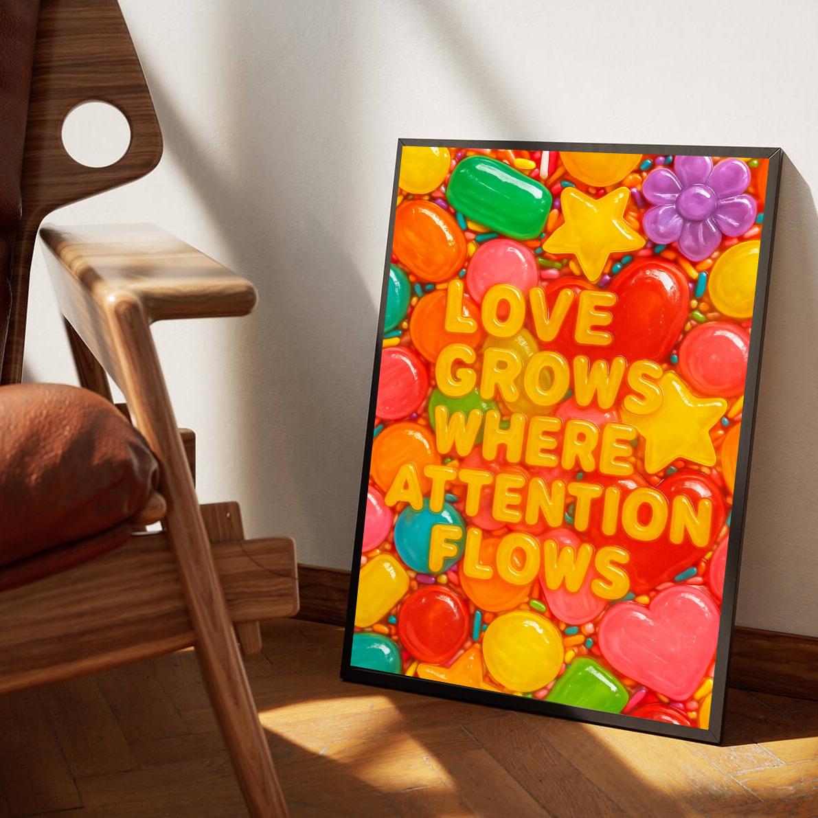 Love Grows Text poster sfeerbeeld 3