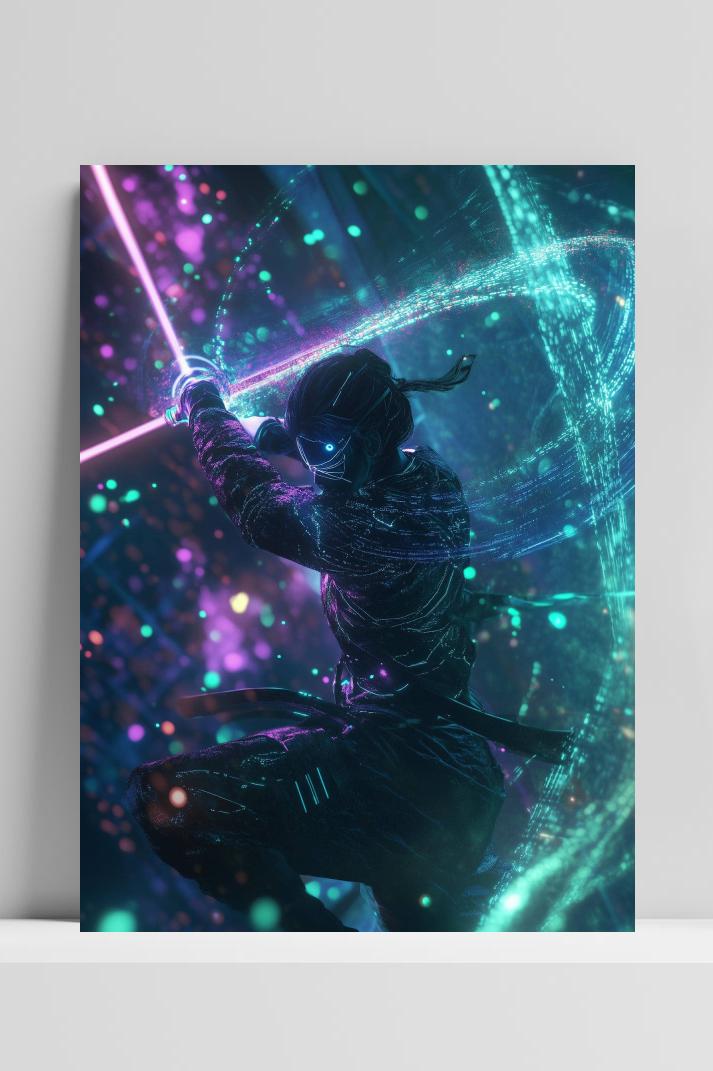 Ninja op 3mm aluminium dibond
